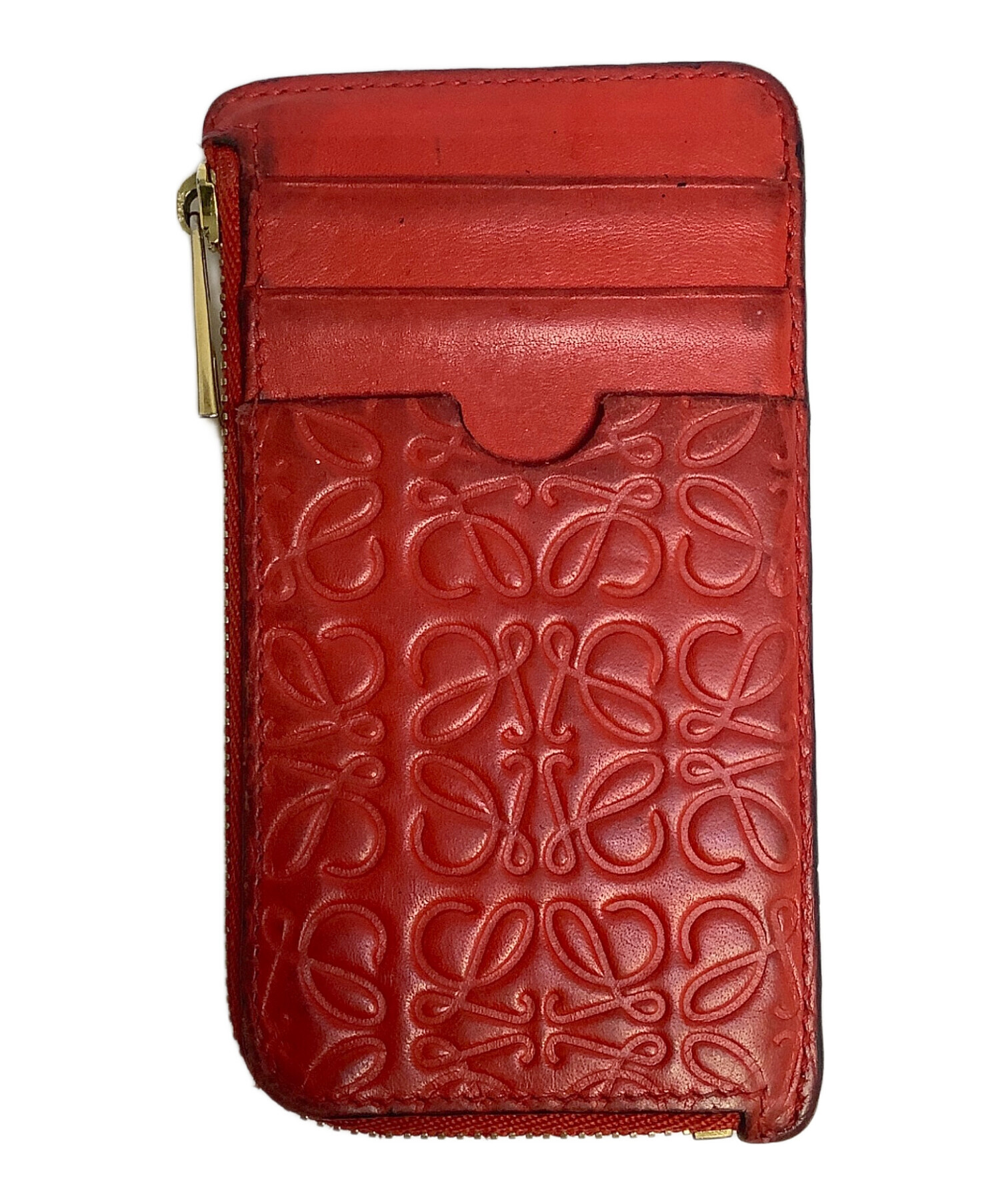 中古・古着通販】LOEWE (ロエベ) コインケース レッド｜ブランド・古着 