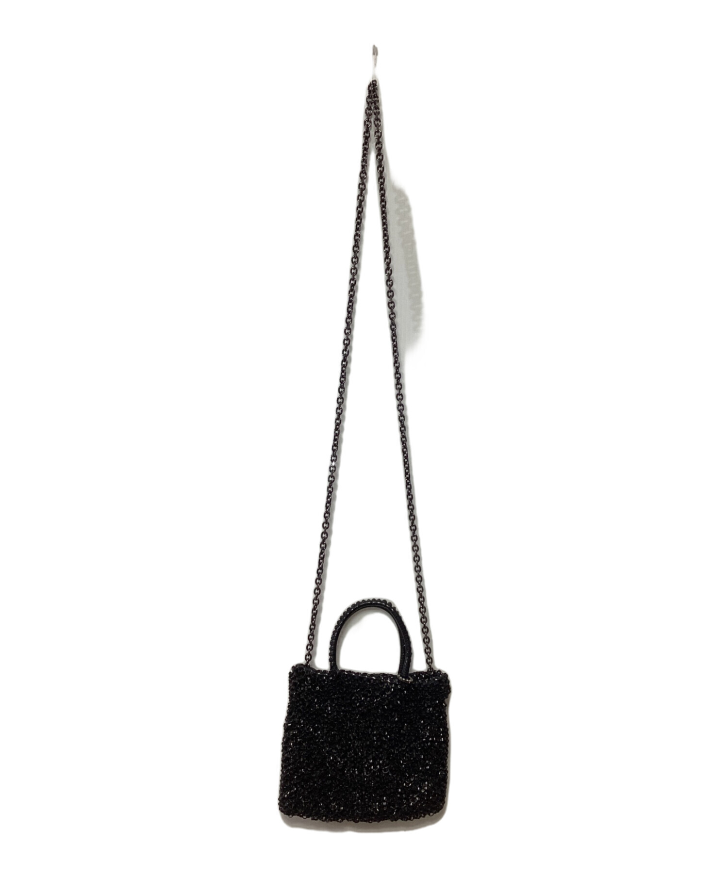 中古・古着通販】ANTEPRIMA (アンテプリマ) ハンドバッグ ブラック 
