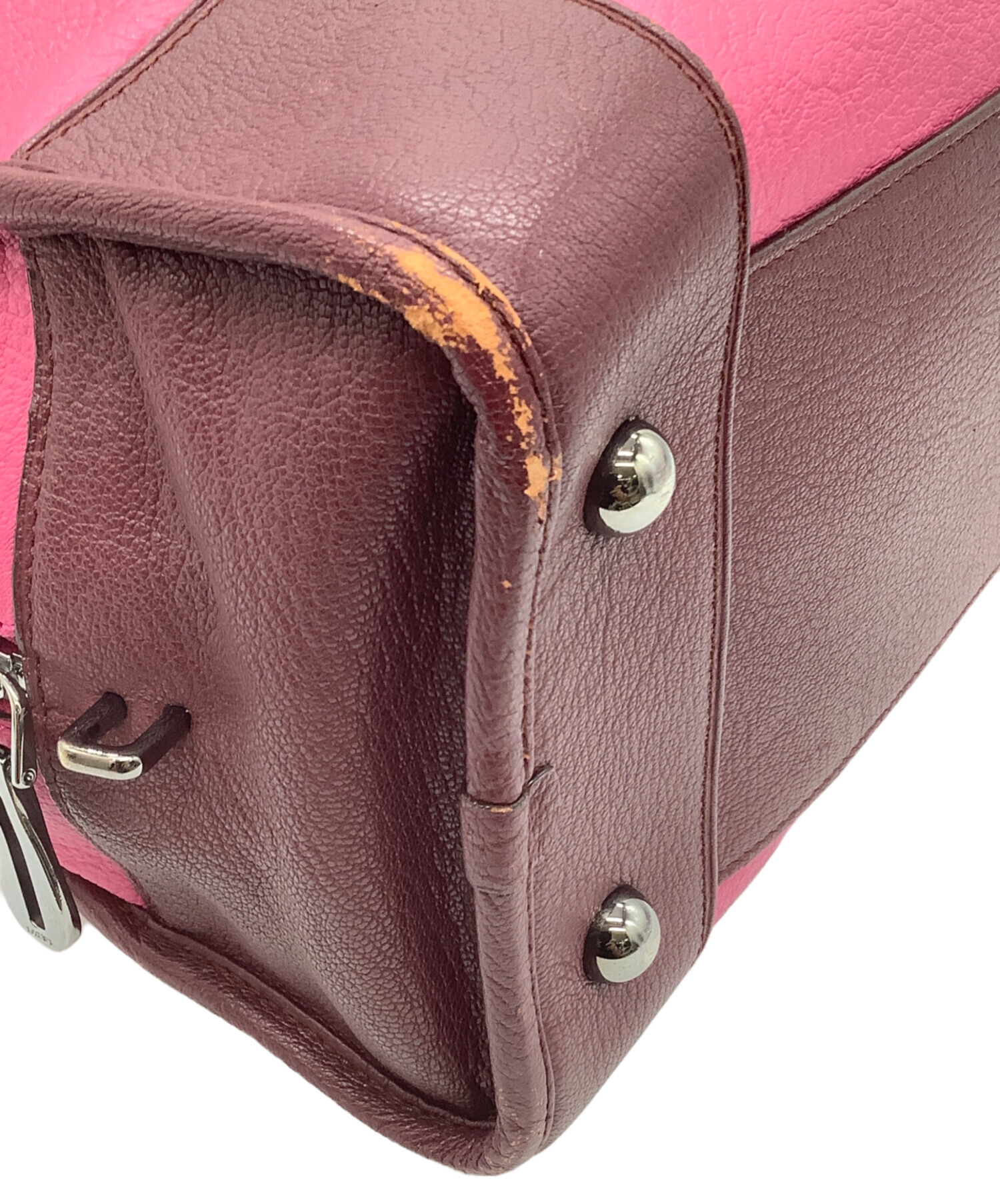 中古・古着通販】LOEWE (ロエベ) LOEWE アマソナ36 バッグ ピンク