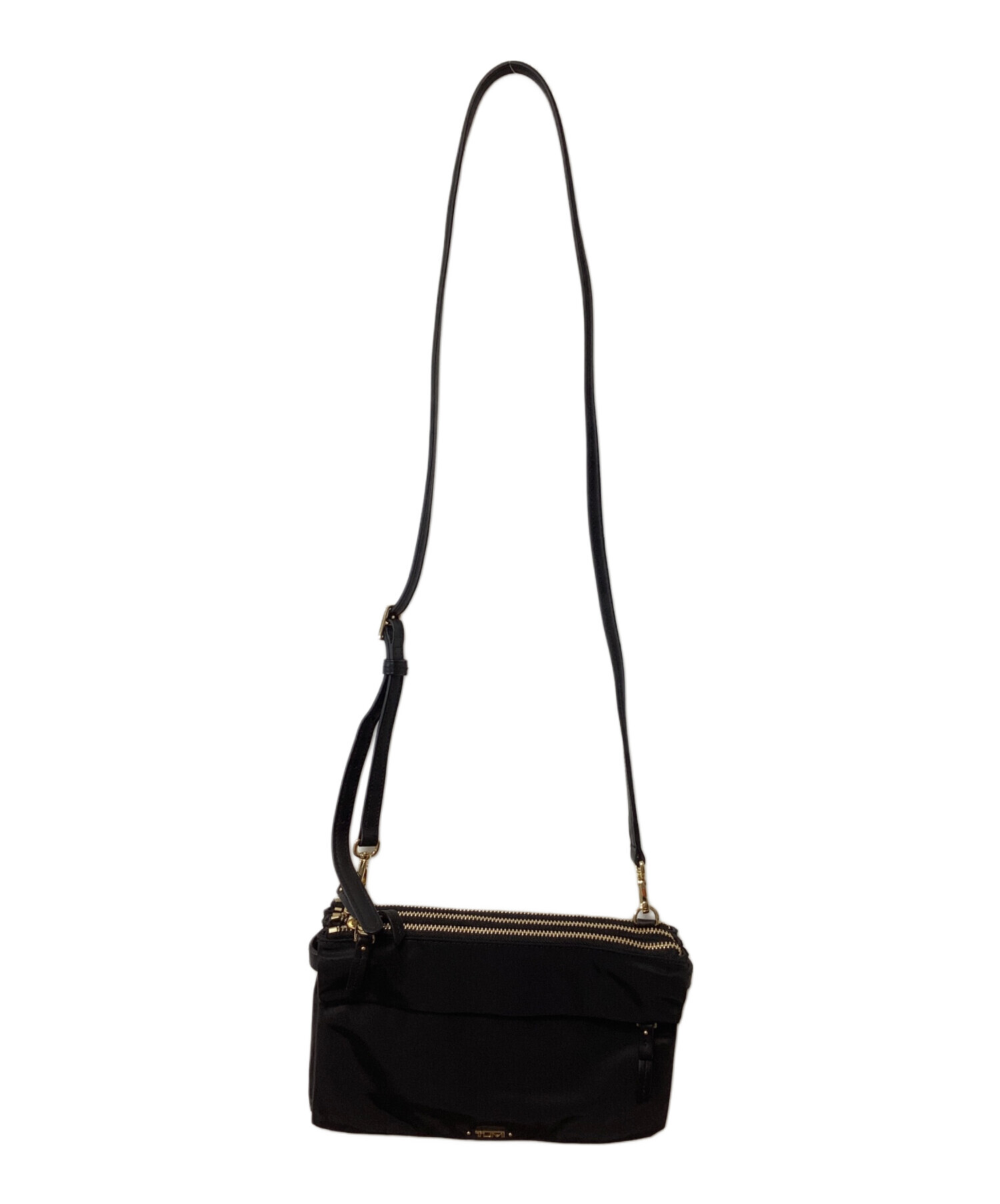 【美品】TUMI ショルダーバッグ 中古・古着通販】TUMI (トゥミ) ショルダーバッグ ブラック｜ブランド