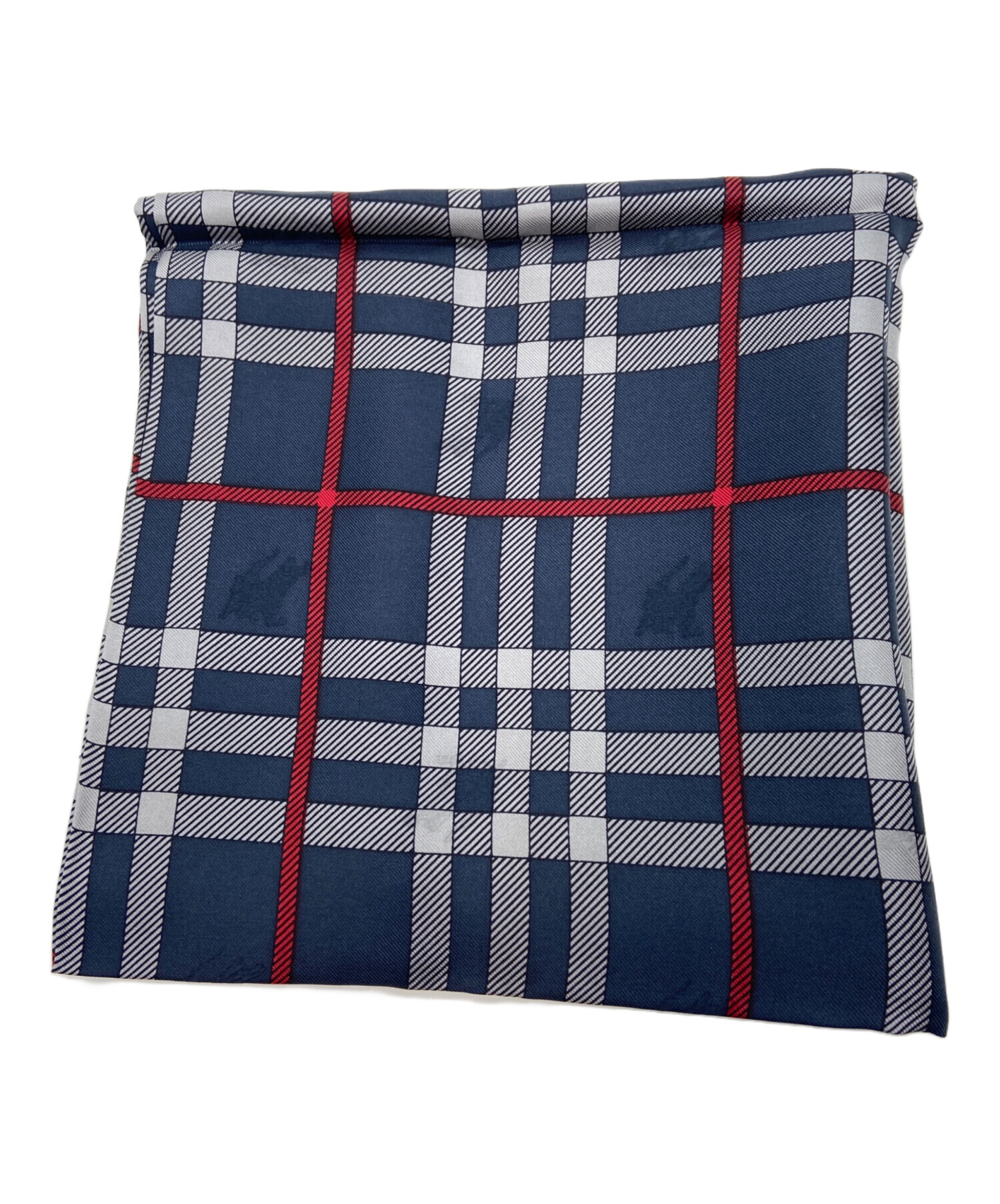中古・古着通販】BURBERRY (バーバリー) スカーフ ネイビー｜ブランド