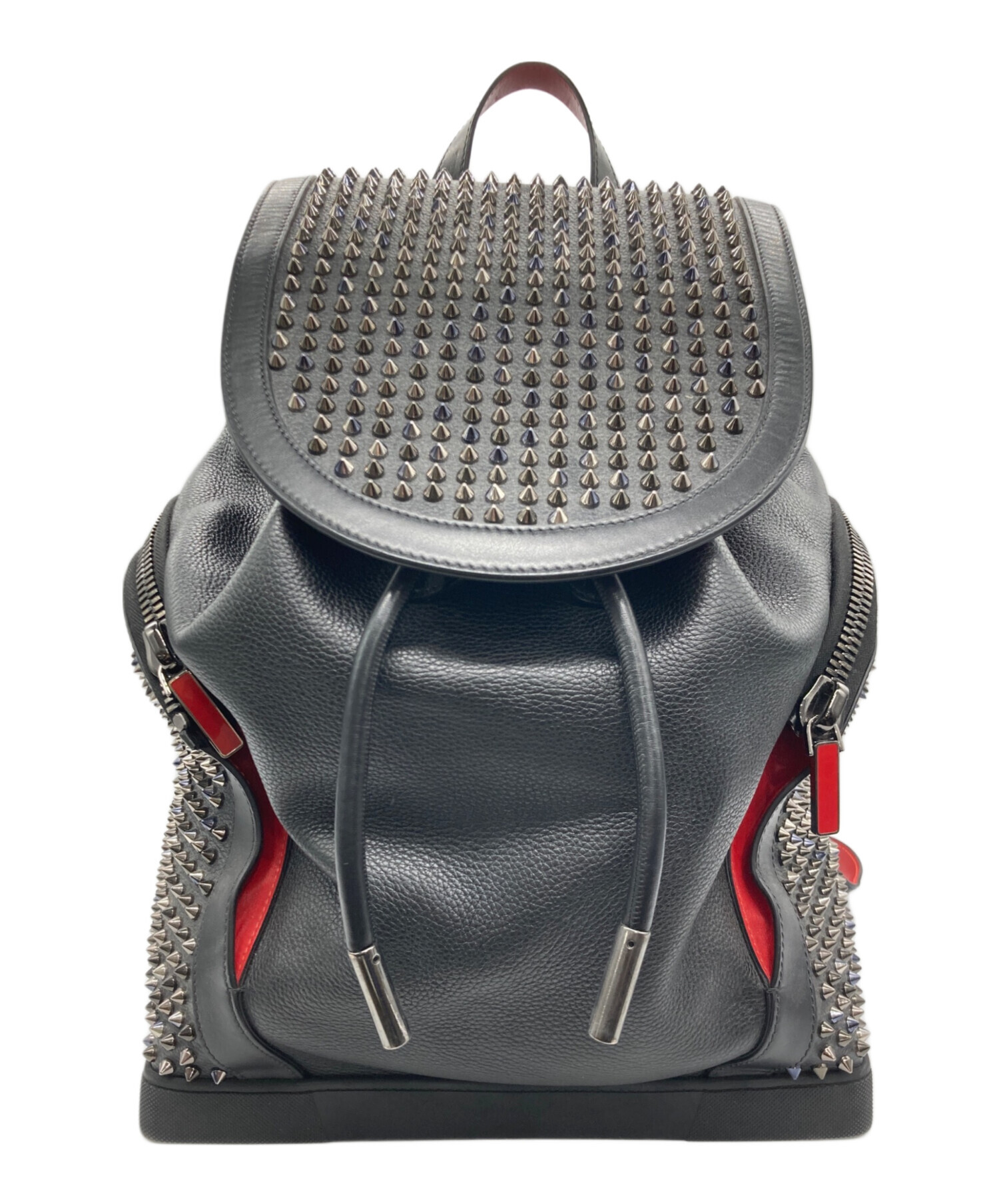 正規品　中古　クリスチャンルブタン　バックパック　ブラック　スタッズ　リュック　中古 Christian Louboutin（クリスチャンルブタン） 中古 クリスチャン