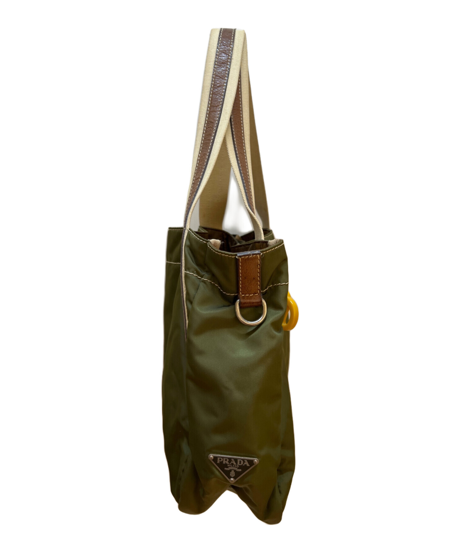 中古・古着通販】PRADA (プラダ) トートバッグ オリーブ｜ブランド