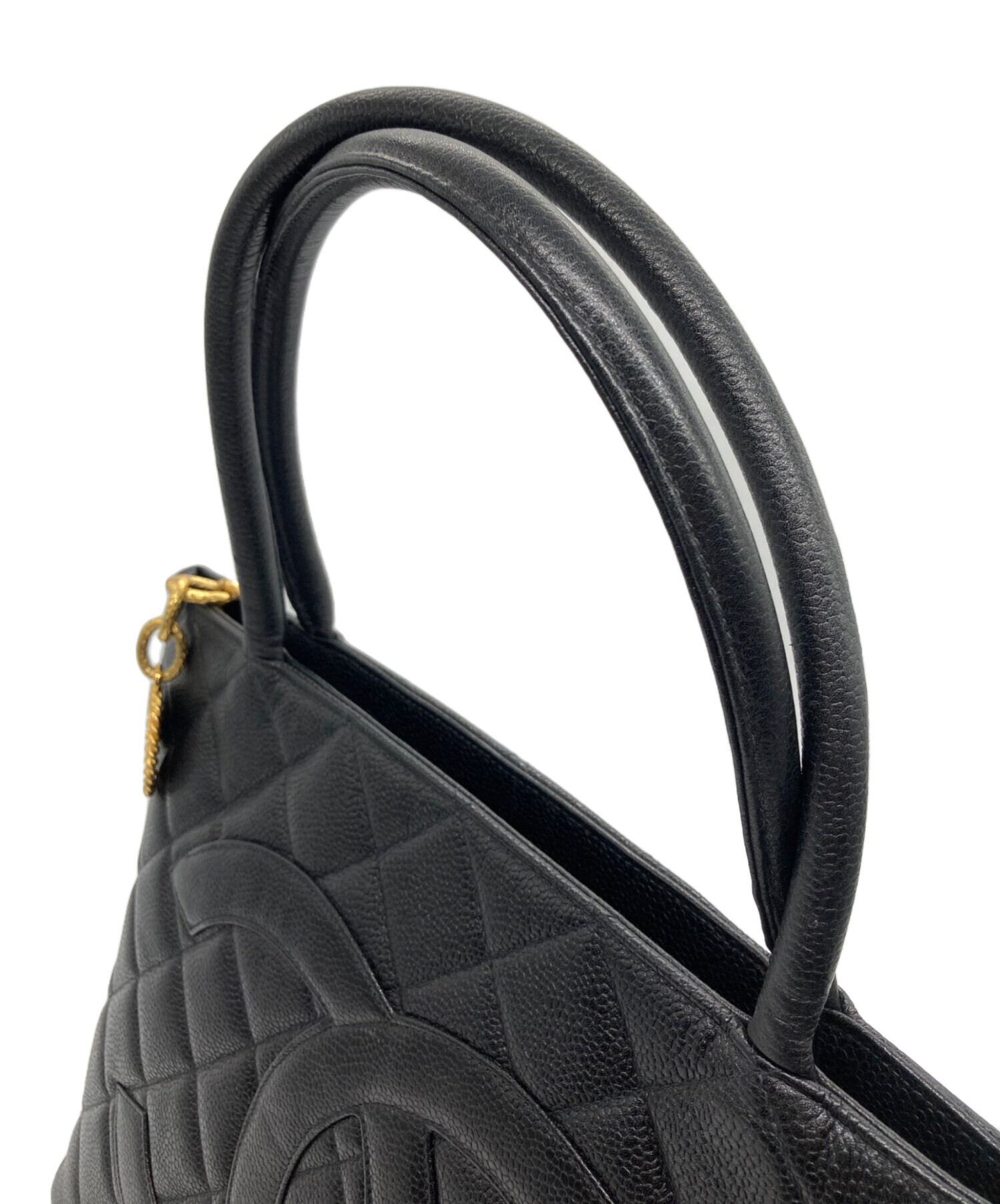 中古・古着通販】CHANEL (シャネル) マトラッセ トートバッグ ブラック