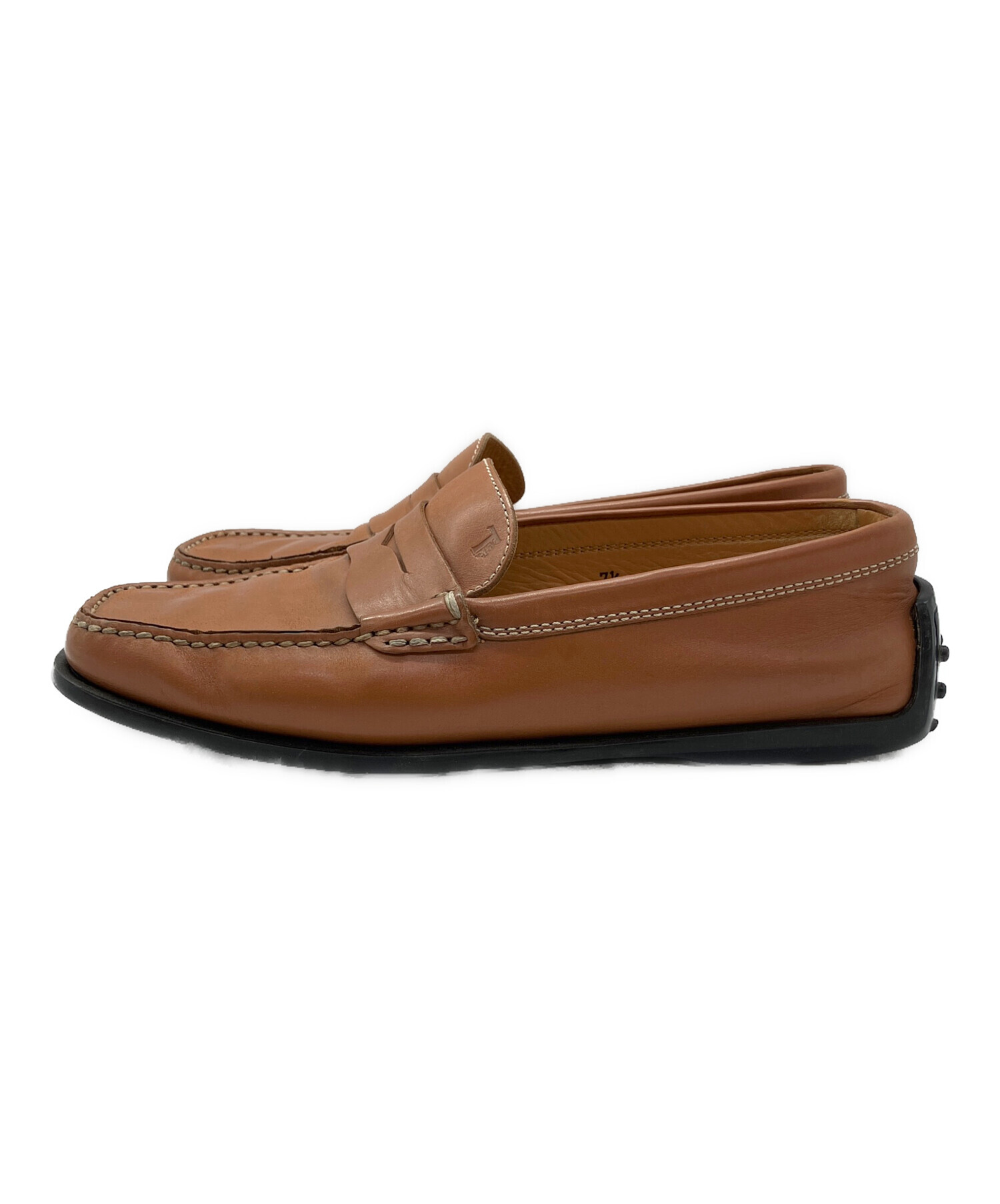 中古・古着通販】TOD'S (トッズ) ローファー ブラウン サイズ:SIZE 7 1