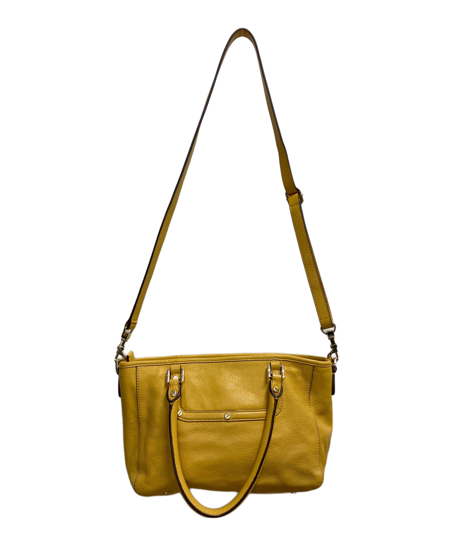 中古・古着通販】TORY BURCH (トリーバーチ) 2WAYバッグ イエロー 