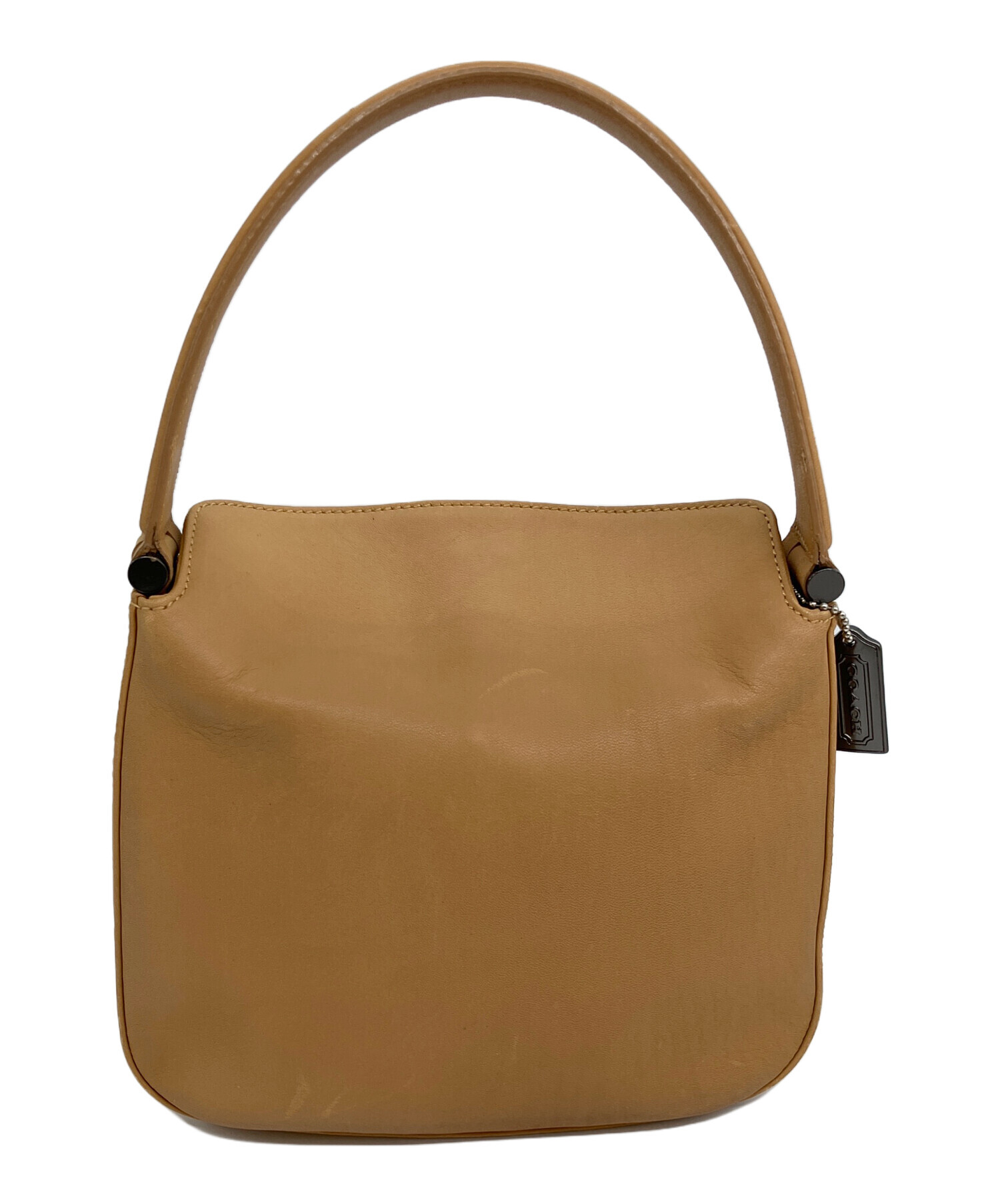 中古・古着通販】COACH (コーチ) OLD COACH ハンドバッグ ベージュ 