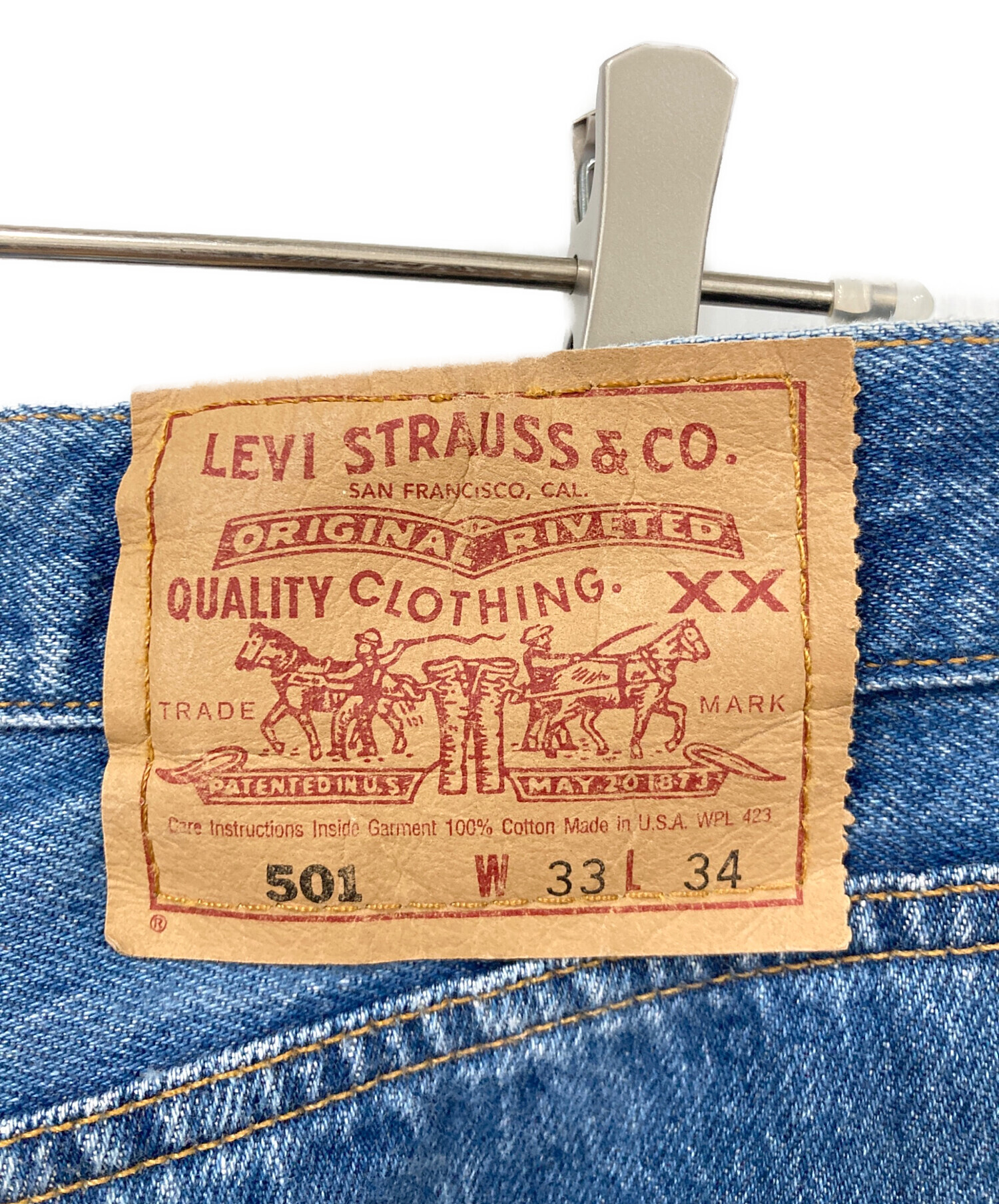 中古・古着通販】LEVI'S (リーバイス) デニムパンツ サイズ:SIZE 33