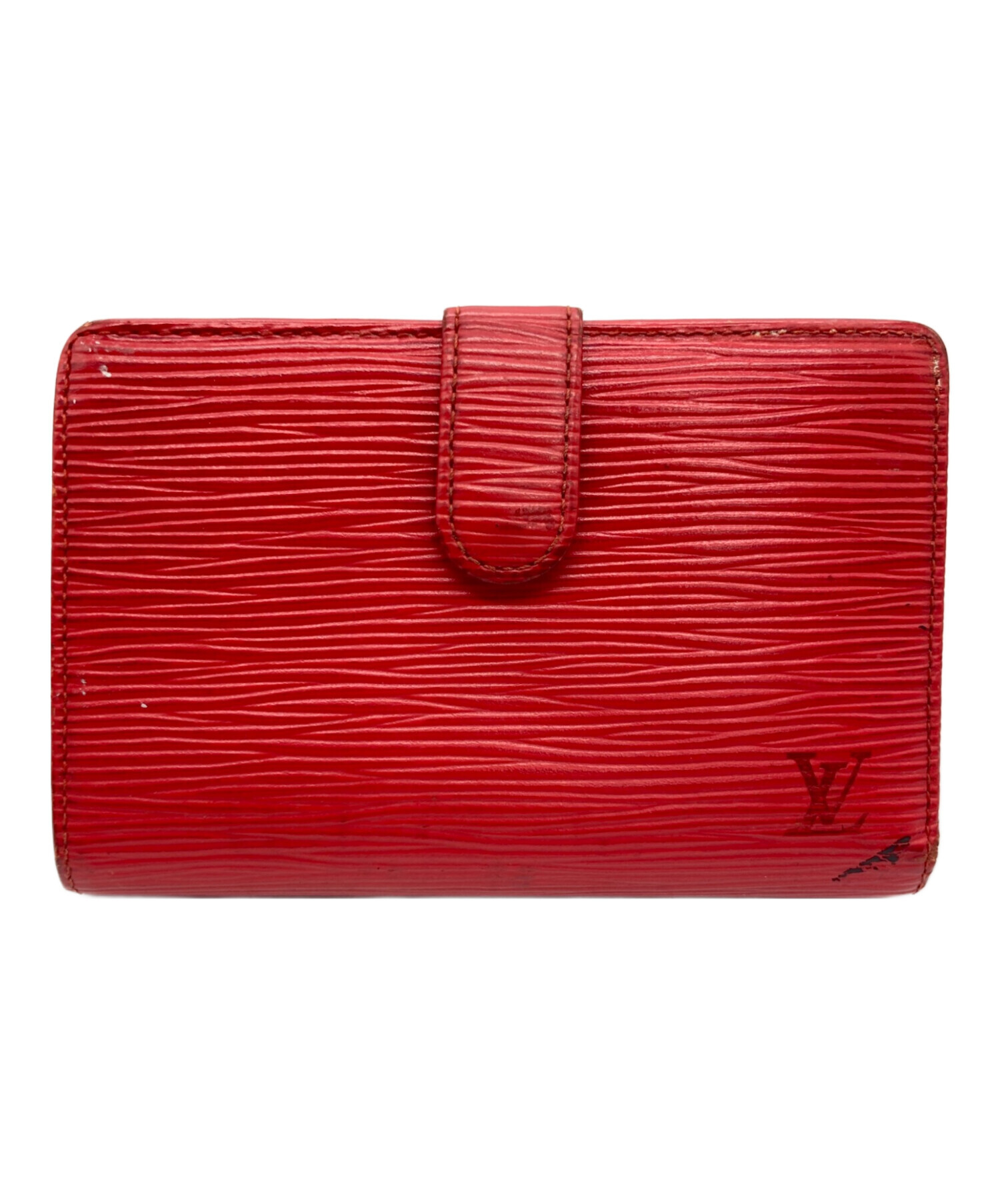 LOUIS VUITTON ルイヴィトン 財布・ケース  赤 【古着】【中古】【送料無料】 中古・古着通販】LOUIS VUITTON (ルイ ヴィトン) がま口財布