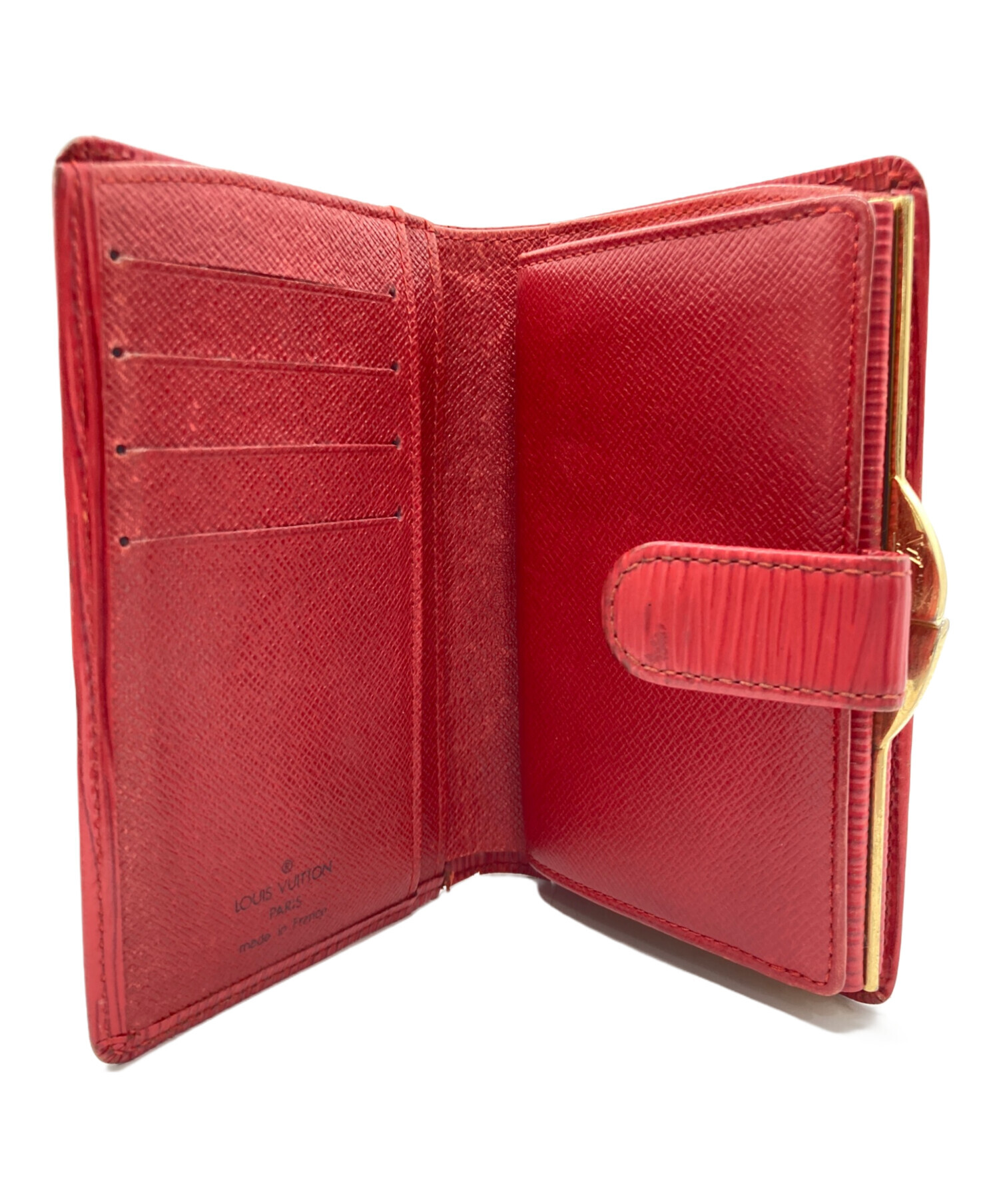 LOUIS VUITTON ルイヴィトン 財布・ケース  赤 【古着】【中古】【送料無料】 中古・古着通販】LOUIS VUITTON (ルイ ヴィトン) がま口財布