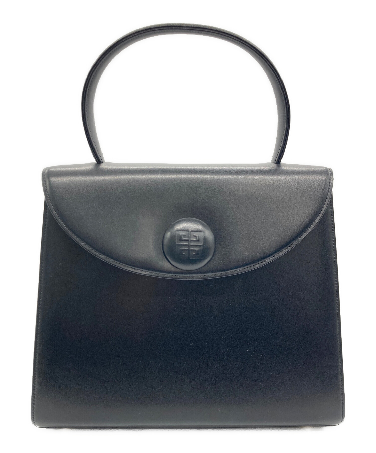 Givenchyショルダー 替えボタン ハンドバッグ ヴィンテージ フォーマル 中古・古着通販】GIVENCHY (ジバンシィ) トップハンドバッグ ブラック
