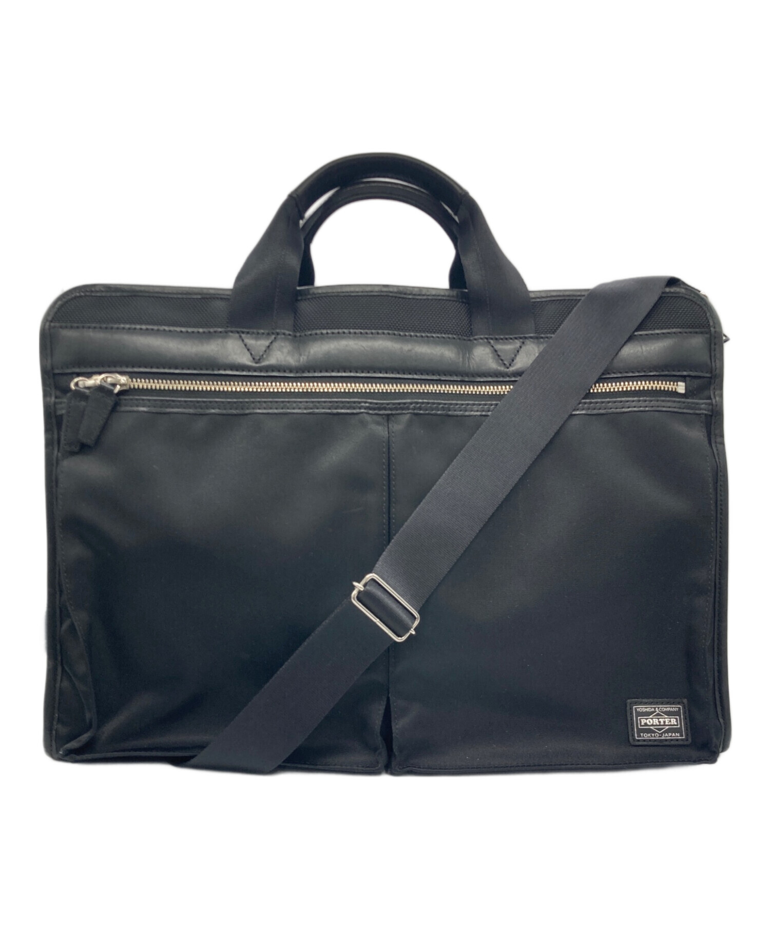 中古・古着通販】PORTER (ポーター) 2WAYブリーフケース ブラック
