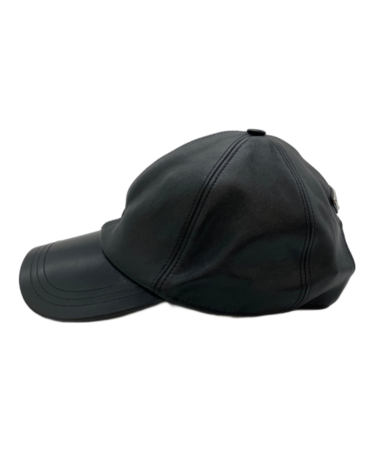 中古・古着通販】PRADA (プラダ) キャップ ブラック サイズ:L