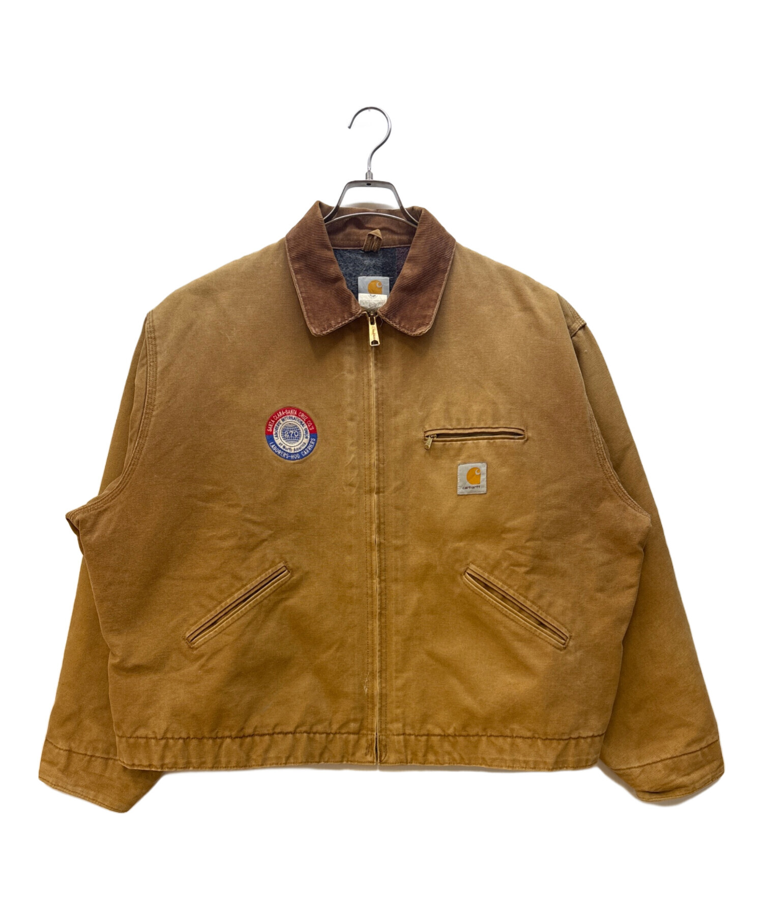 デトロイトジャケット 90s USA製 Calirornia 企業ロゴ 中古・古着通販】CarHartt (カーハート) デトロイトジャケット/80-90s