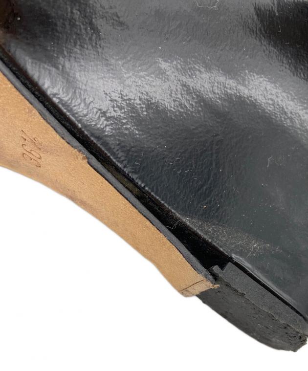 中古・古着通販】GUCCI (グッチ) エナメルオープントゥーパンプス