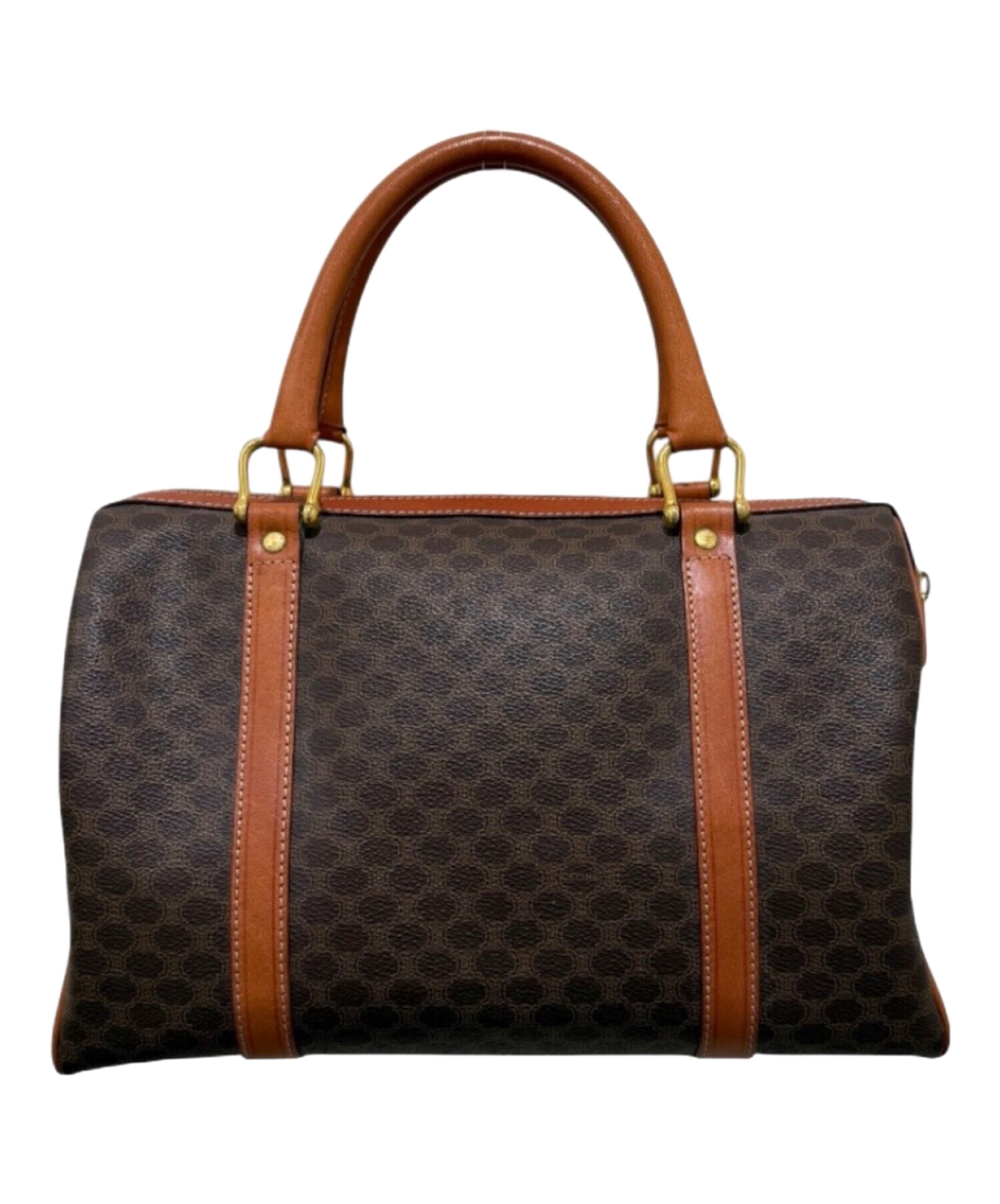 中古・古着通販】CELINE (セリーヌ) マカダム柄 ミニボストンバッグ