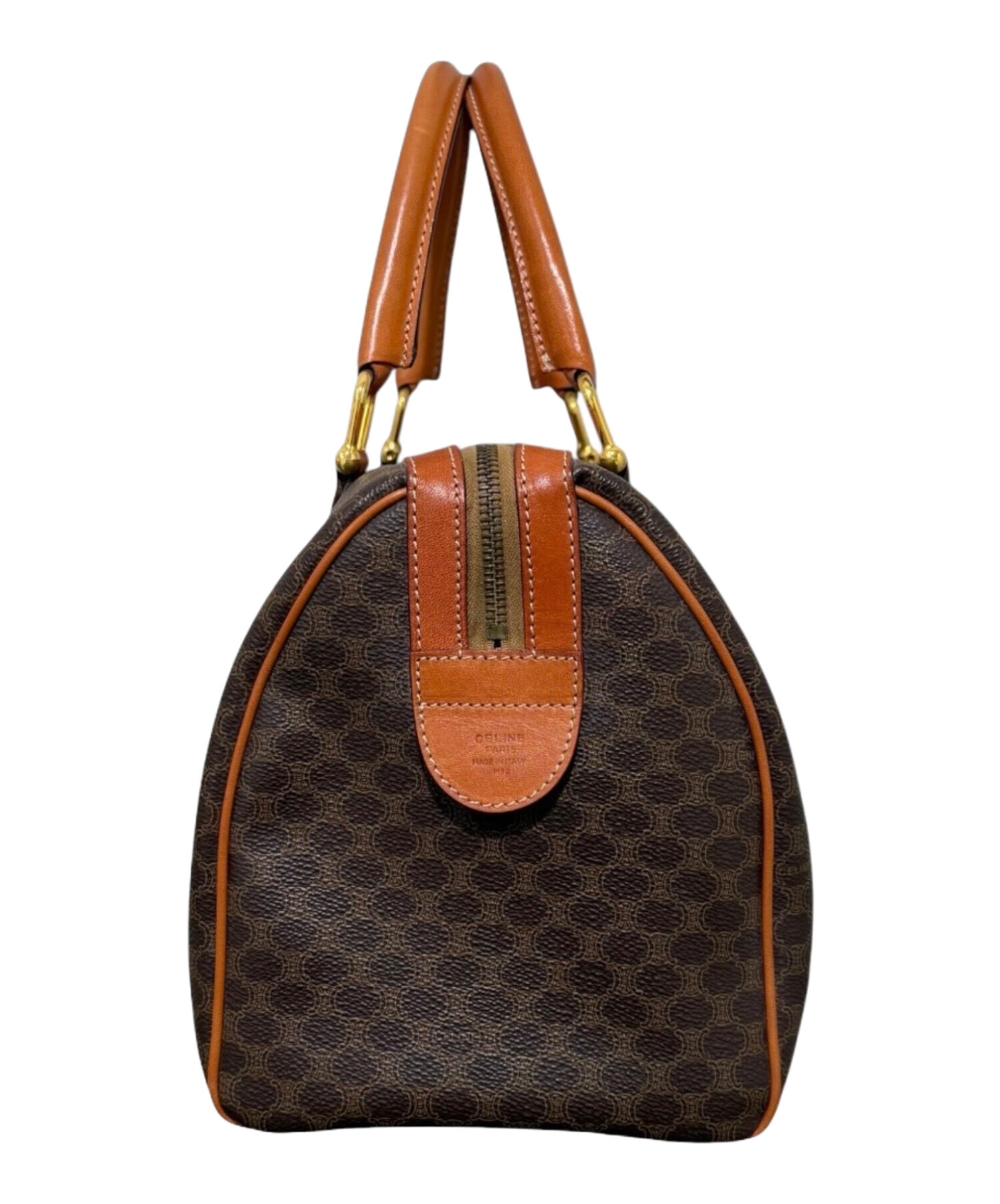 中古・古着通販】CELINE (セリーヌ) マカダム柄 ミニボストンバッグ