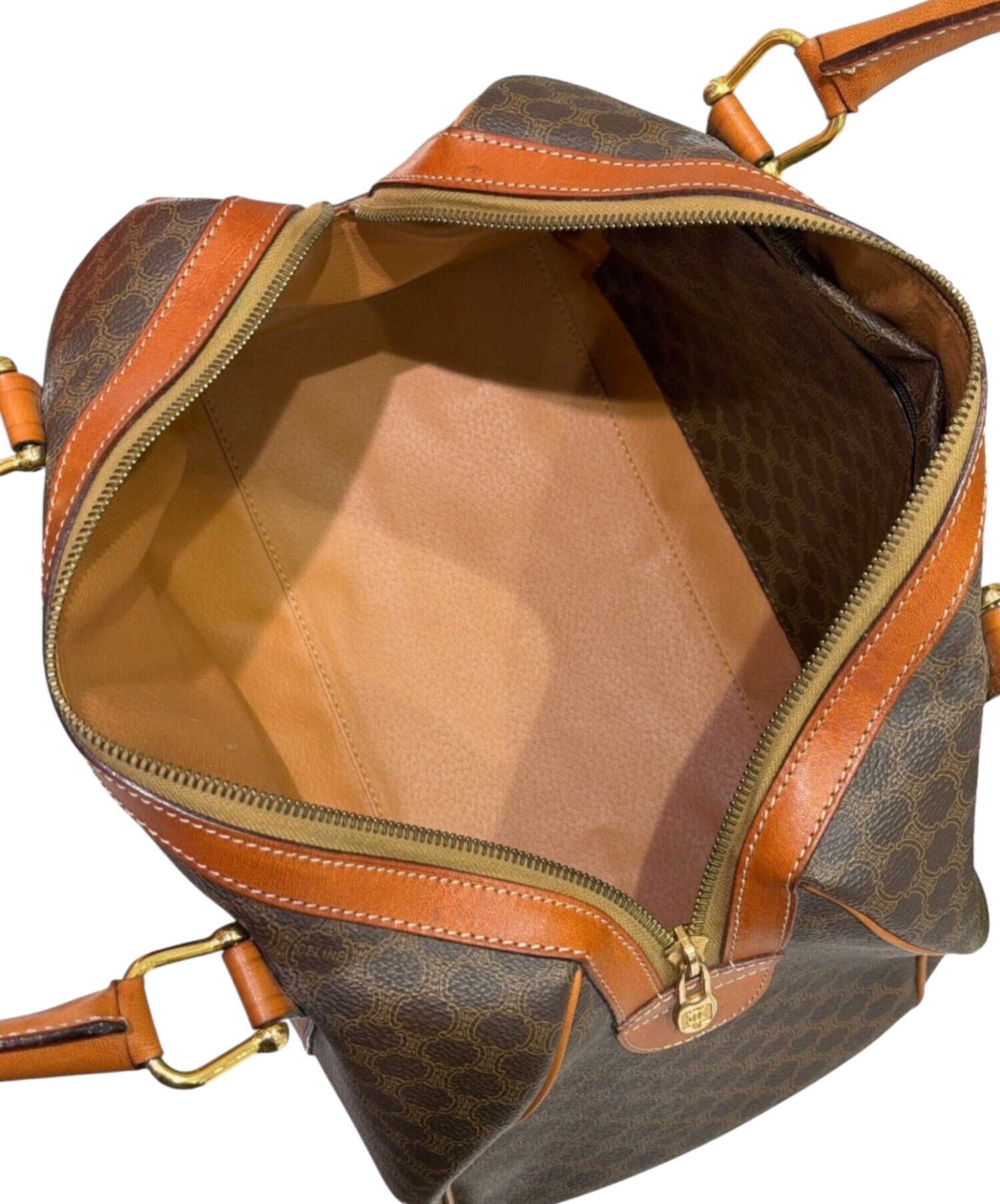 中古・古着通販】CELINE (セリーヌ) マカダム柄 ミニボストンバッグ