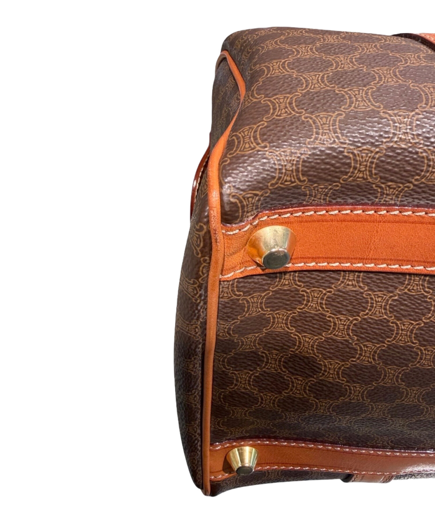 中古・古着通販】CELINE (セリーヌ) マカダム柄 ミニボストンバッグ