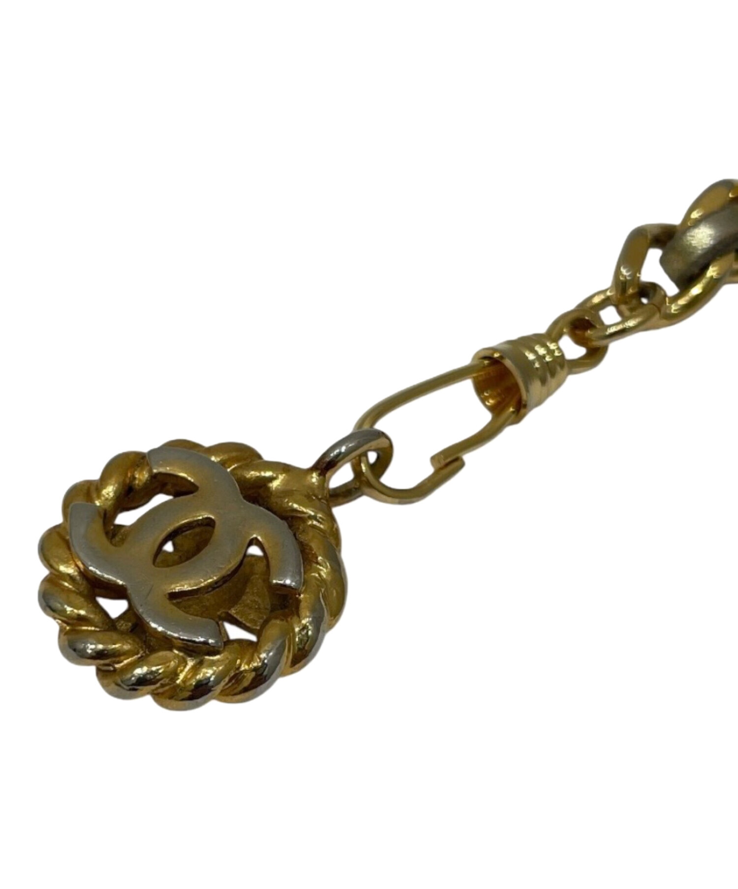 中古・古着通販】CHANEL (シャネル) チェーンベルト ゴールド