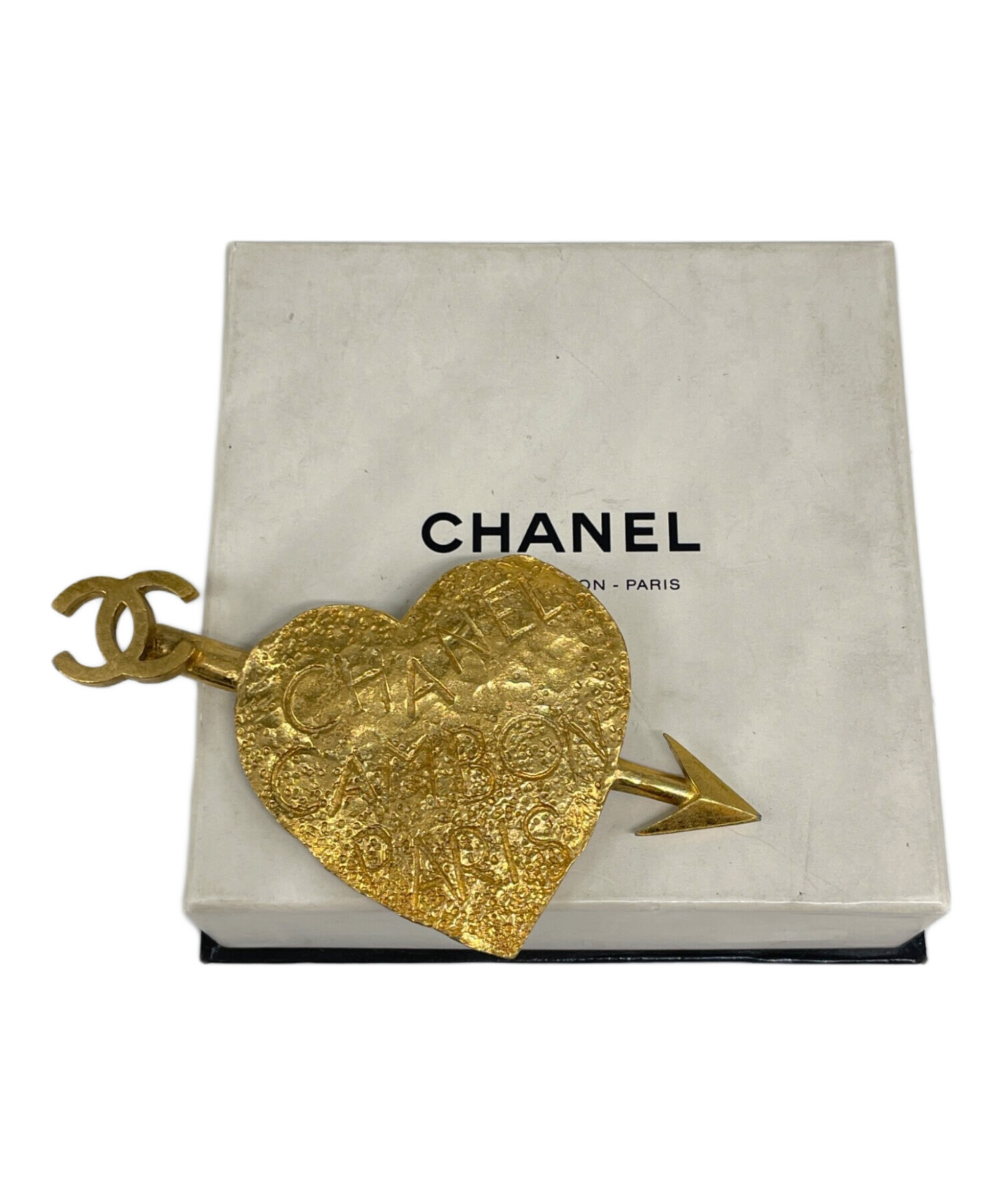 中古・古着通販】CHANEL (シャネル) Arrow Heart Pin Brooch アロー
