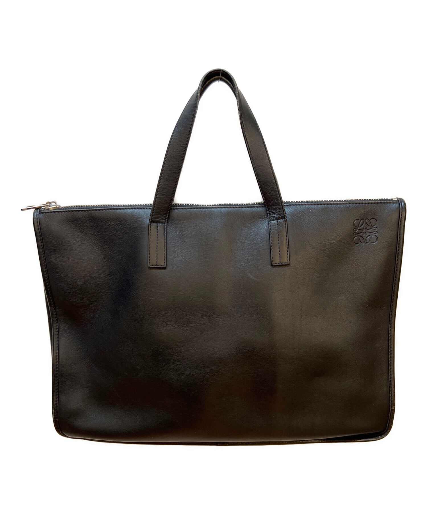 【激レア】ロエベ LOEWE ビジネスバッグ　トートバッグ ブラック 黒 A4可 中古・古着通販】LOEWE (ロエベ) ビジネスバッグ/ニュートレビ
