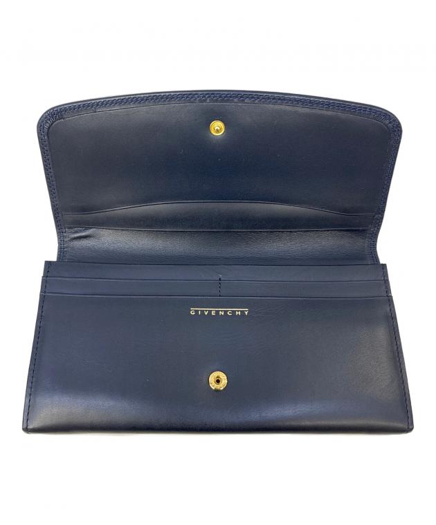 中古・古着通販】GIVENCHY (ジバンシィ) 長財布 ネイビー｜ブランド