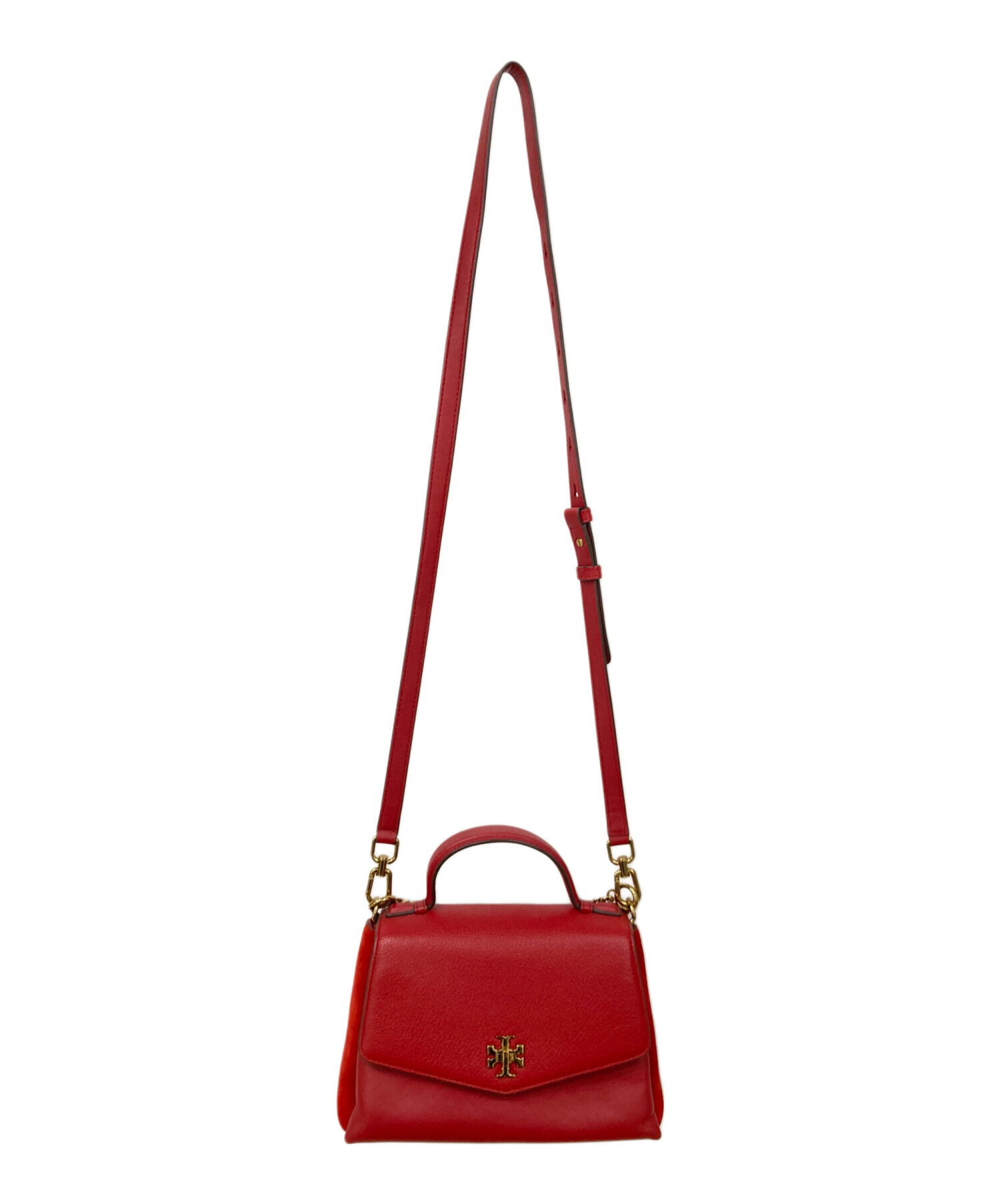 【未使用】TORY BURCH ハーパー　ショルダーウォレット 中古・古着通販】TORY BURCH (トリーバーチ) ショルダーバッグ レッド