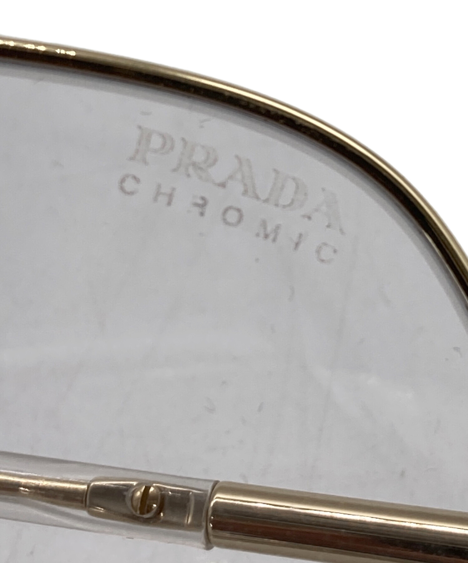 中古・古着通販】PRADA (プラダ) サングラス ゴールド サイズ:58□19