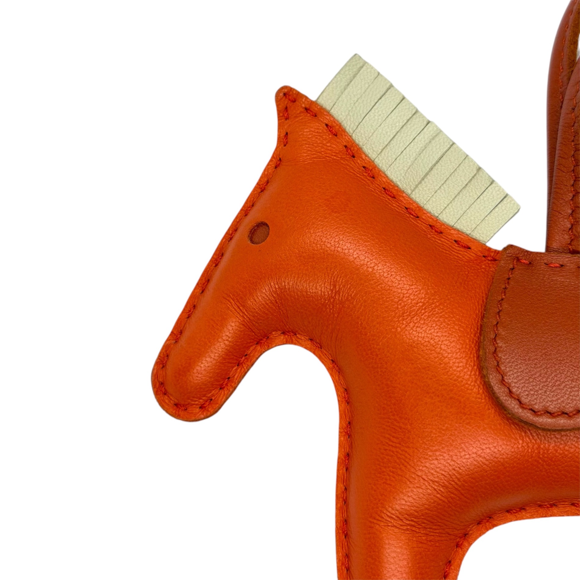 HERMES エルメス　ロデオチャーム オレンジ 中古・古着通販】HERMES (エルメス) ロデオチャームPM/ロデオPM