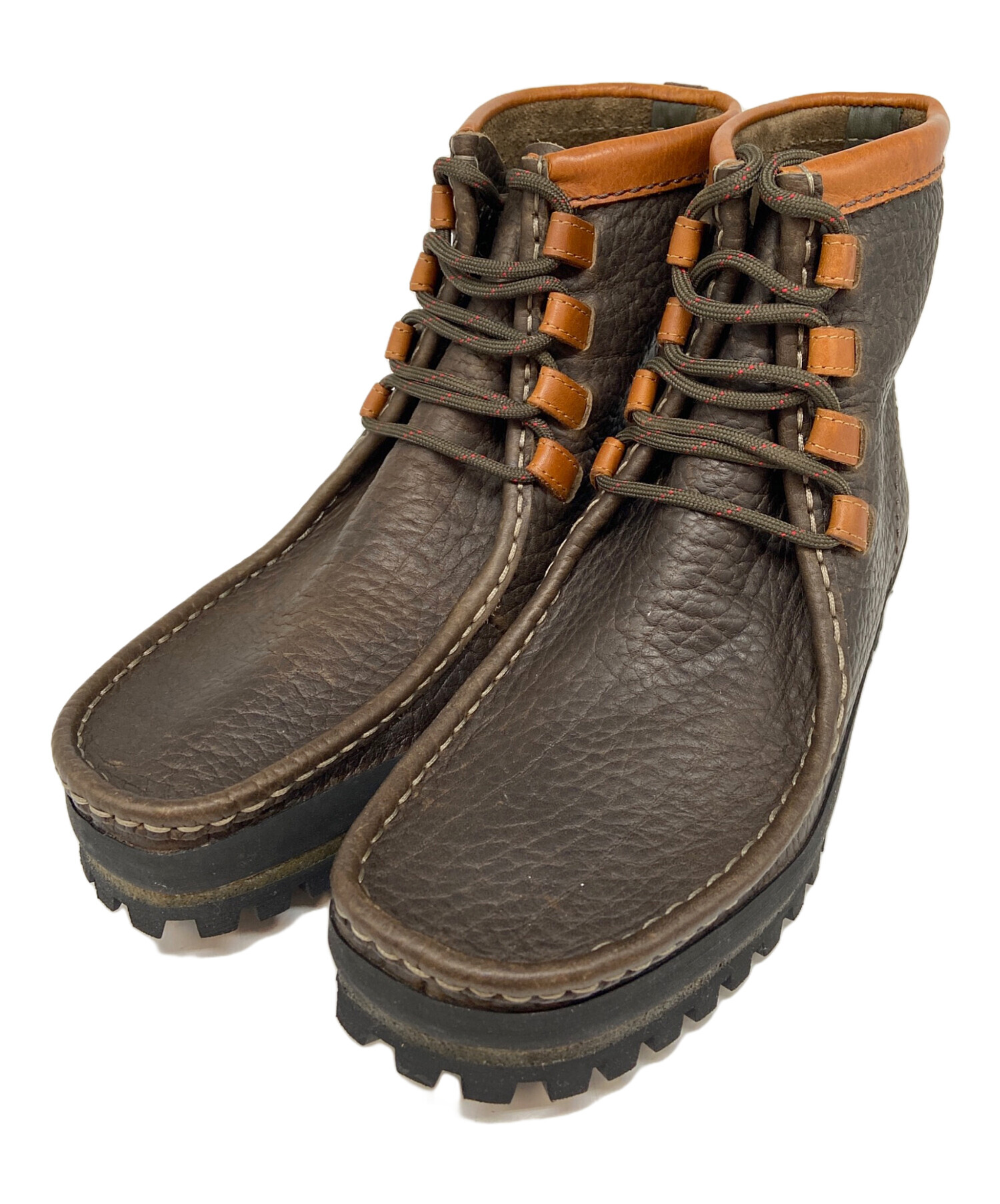 中古・古着通販】CLARKS (クラークス) ブーツ ブラウン サイズ:8G 