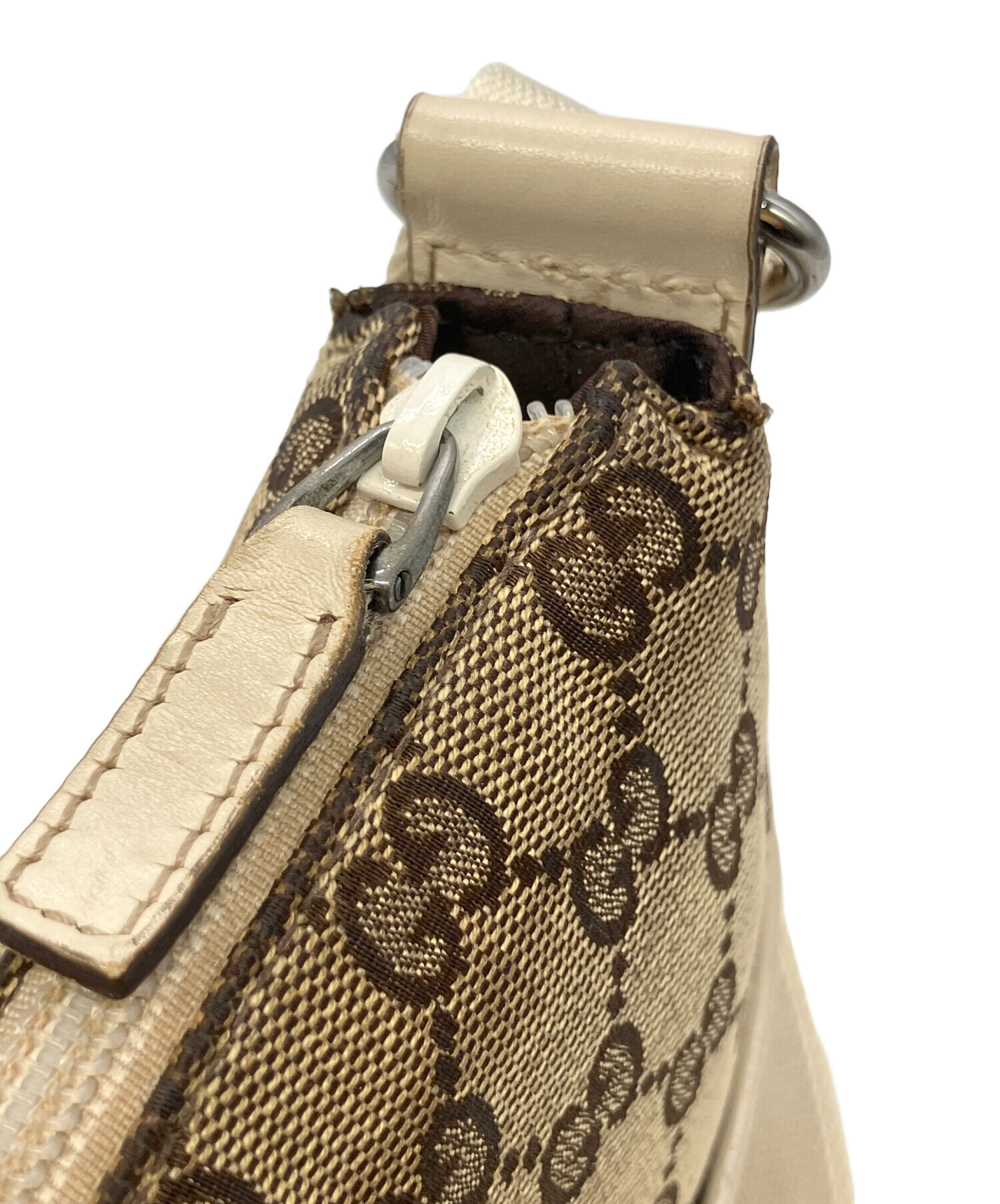 中古・古着通販】GUCCI (グッチ) キャンバスショルダーバッグ
