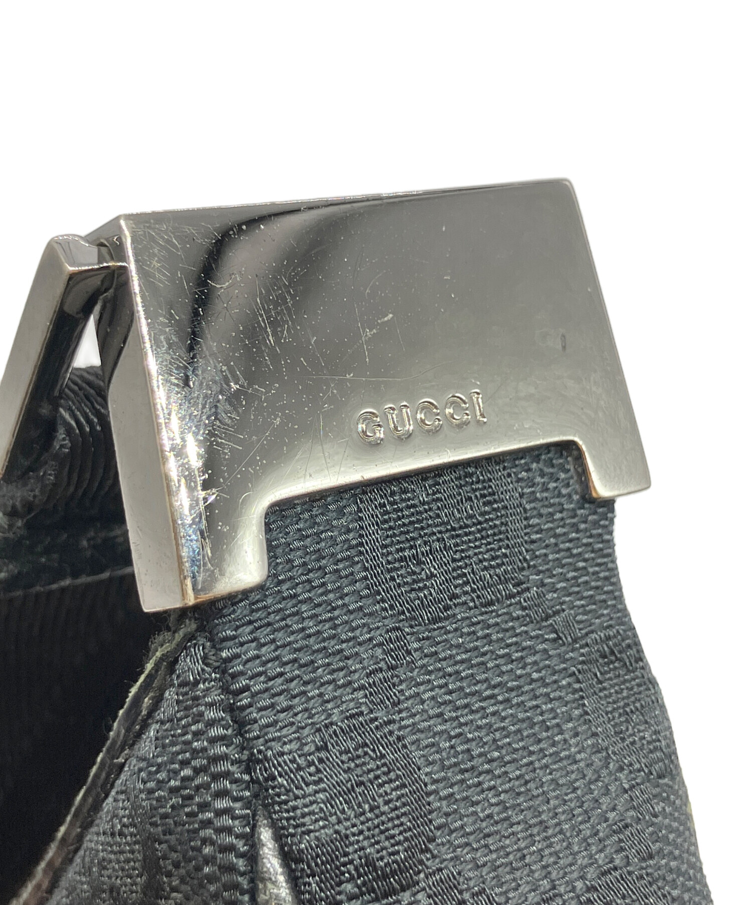 中古・古着通販】GUCCI (グッチ) GGキャンバスショルダーバッグ