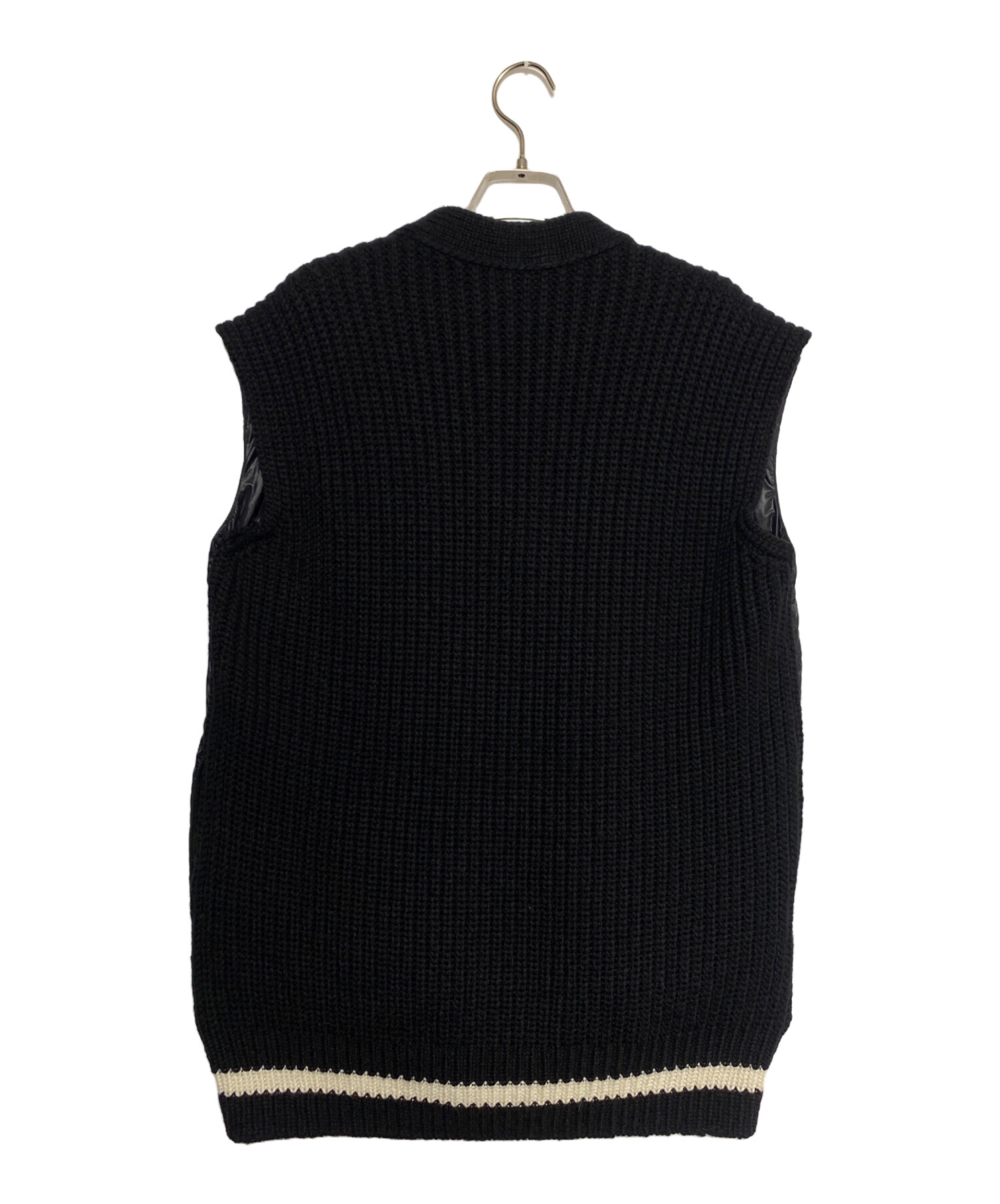 中古・古着通販】MONCLER (モンクレール) GILET TRICOT ブラック