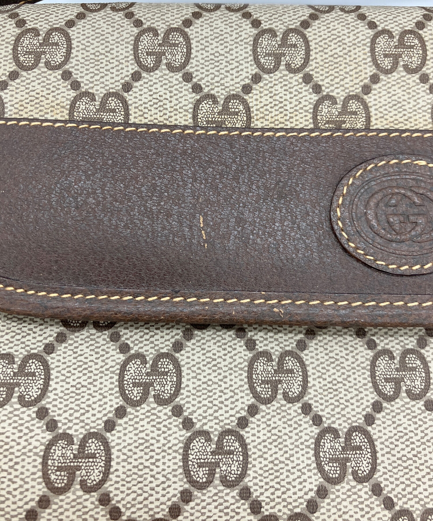 GUCCI グッチ 古本 中古・古着通販】GUCCI (グッチ) ショルダーバッグ ブラウン｜ブランド