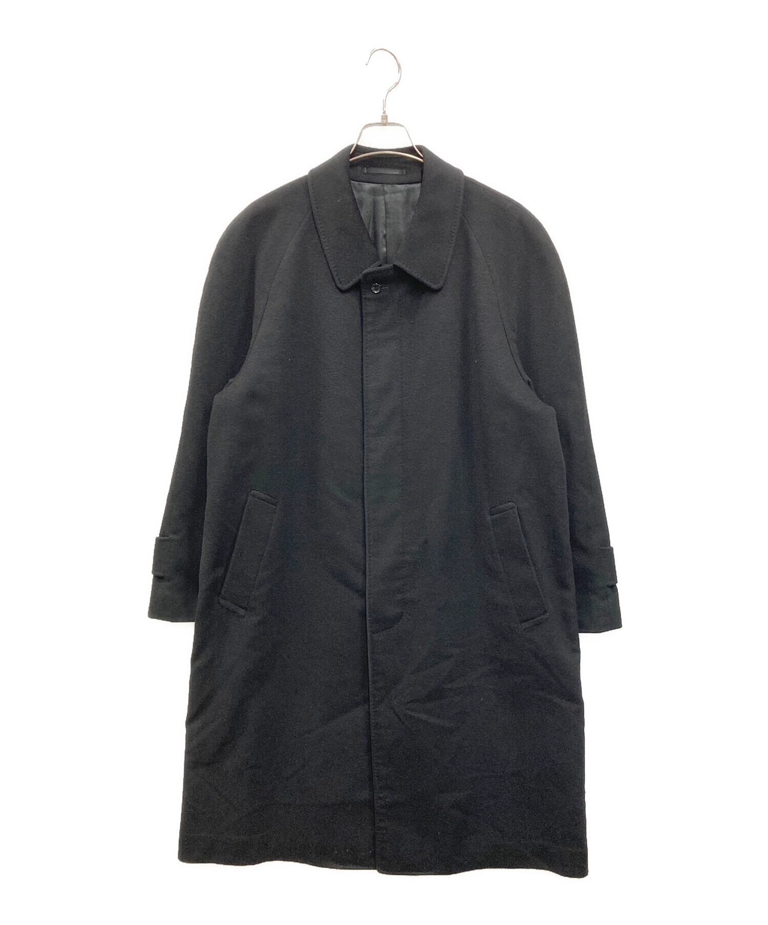 中古・古着通販】LORO PIANA (ロロピアーナ) カシミヤコート ブラック