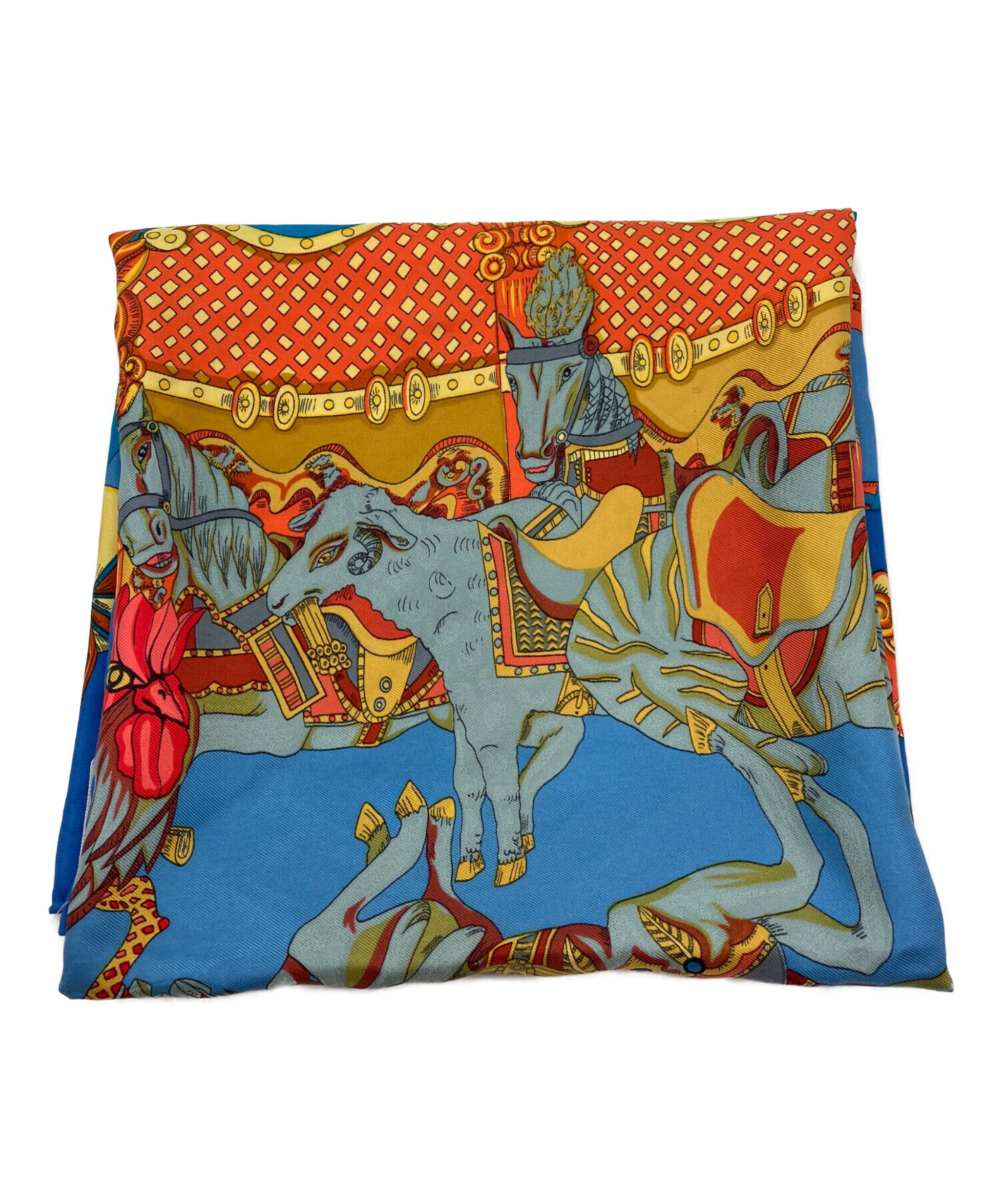 エルメスカレ90 HERMES ヴィンテージ　未使用品 中古・古着通販】HERMES (エルメス) TOURNEZ MANEGE カレ90 スカーフ