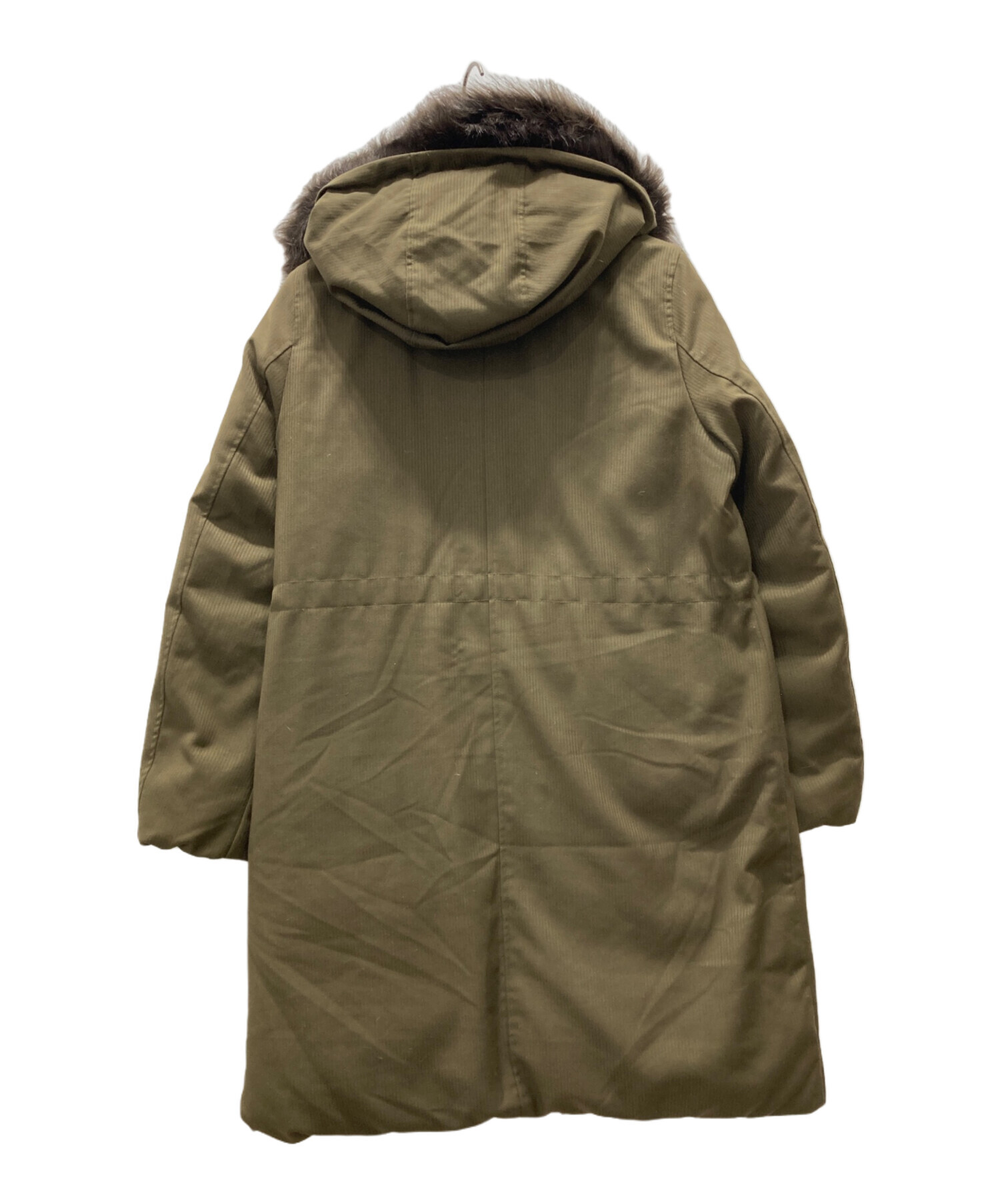 中古・古着通販】ROPE (ロペ) リバーシブルダウンコート オリーブ 