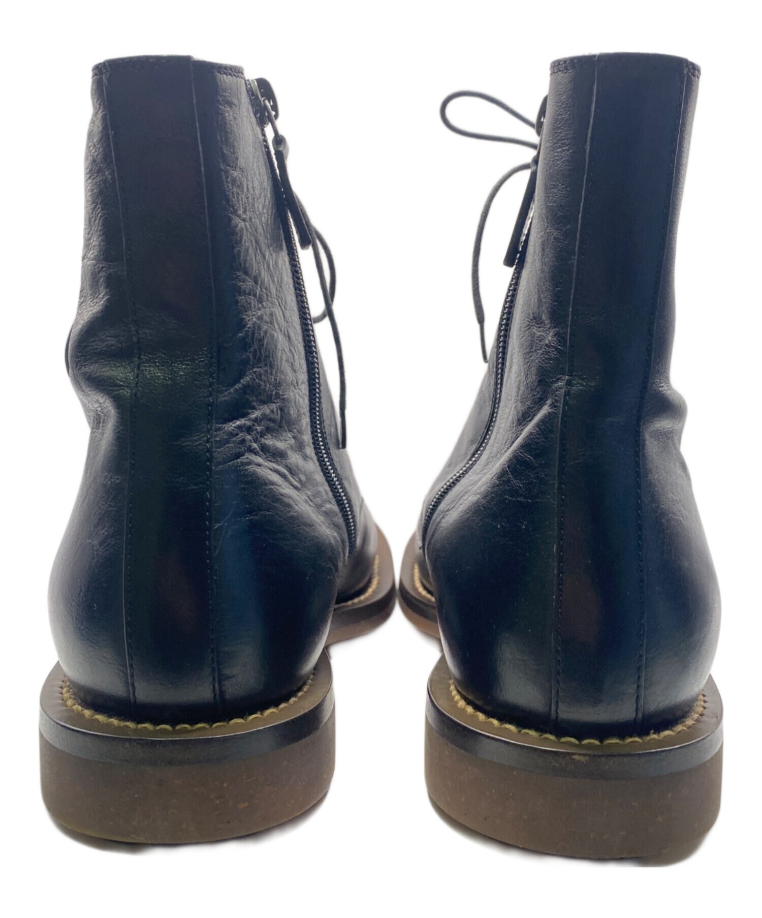 中古・古着通販】GUCCI (グッチ) レースアップシューズ ブラック