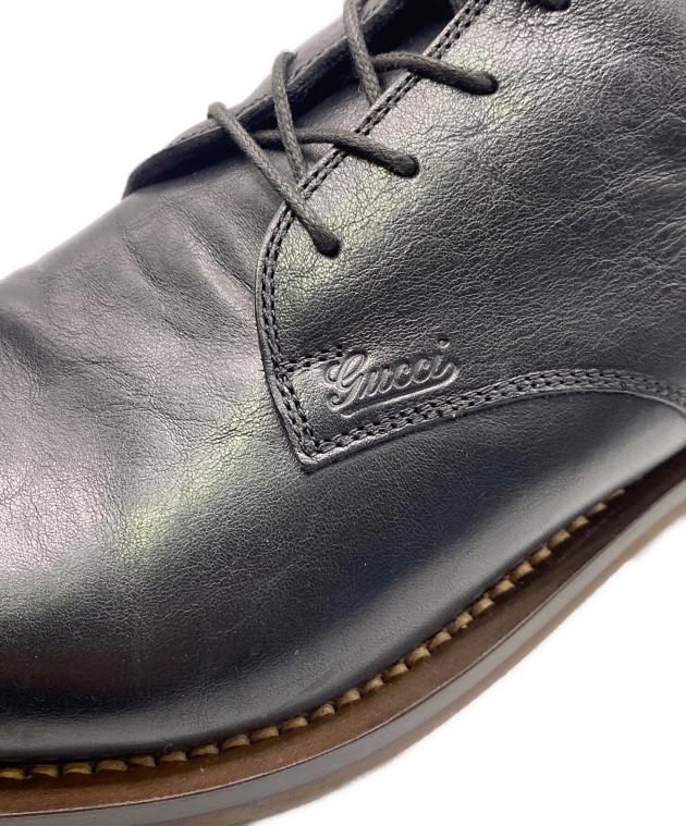 中古・古着通販】GUCCI (グッチ) レースアップシューズ ブラック