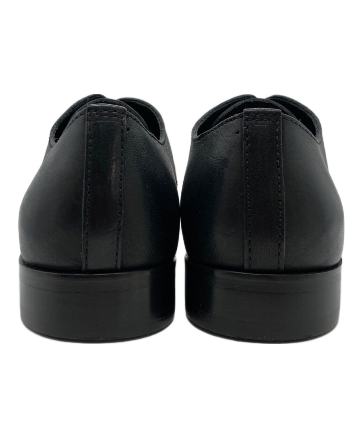 PADRONE パドローネ 黒 プレーントゥ スエード レザー シューズ41 PADRONE パドローネ 黒 プレーントゥ スエード レザー シューズ41