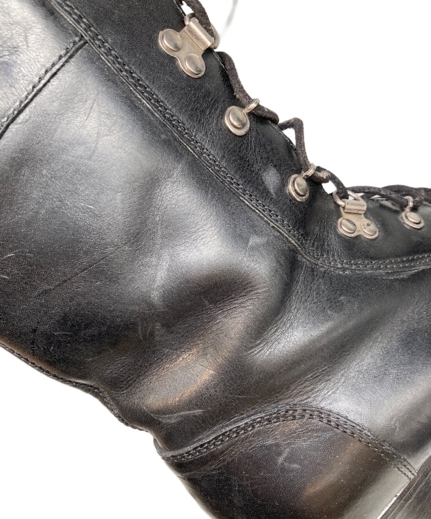 中古・古着通販】BUTTERO (ブッテロ) 編上げブーツ ブラック サイズ:43