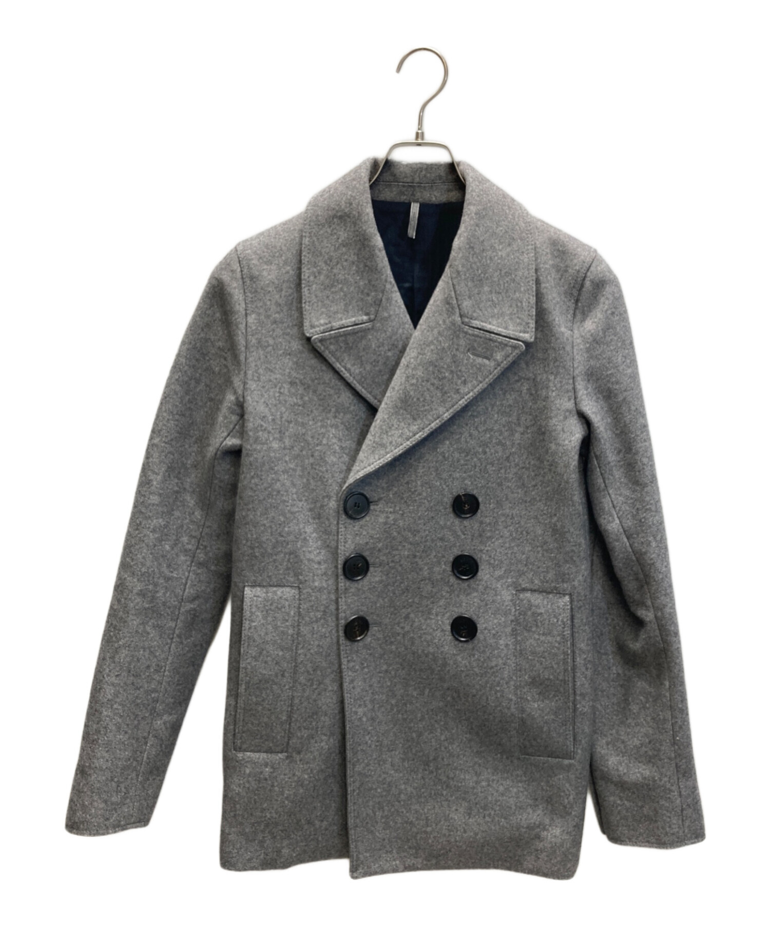 中古・古着通販】DIOR HOMME (ディオール オム) Pコート ライトグレー