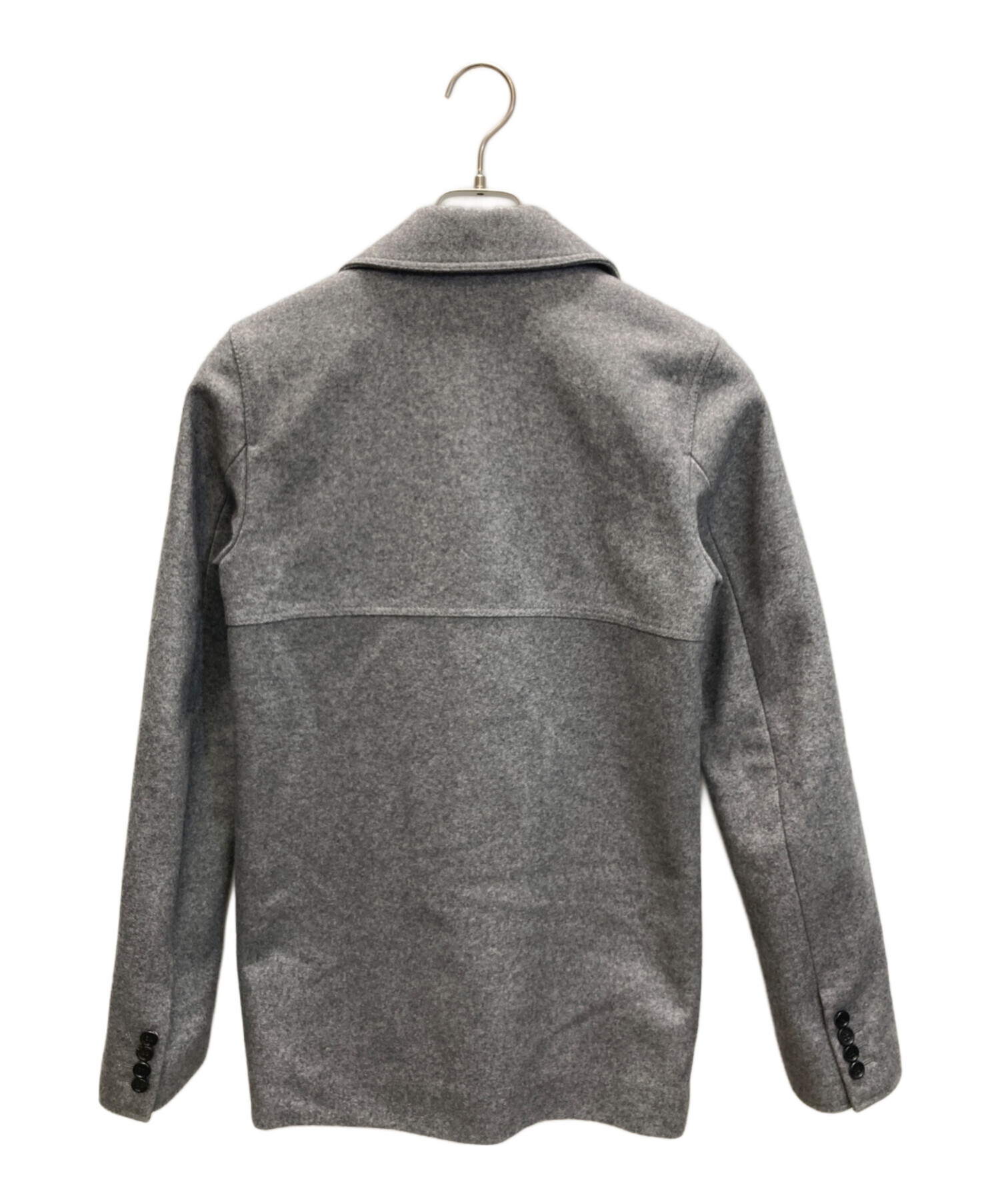 中古・古着通販】DIOR HOMME (ディオール オム) Pコート ライトグレー