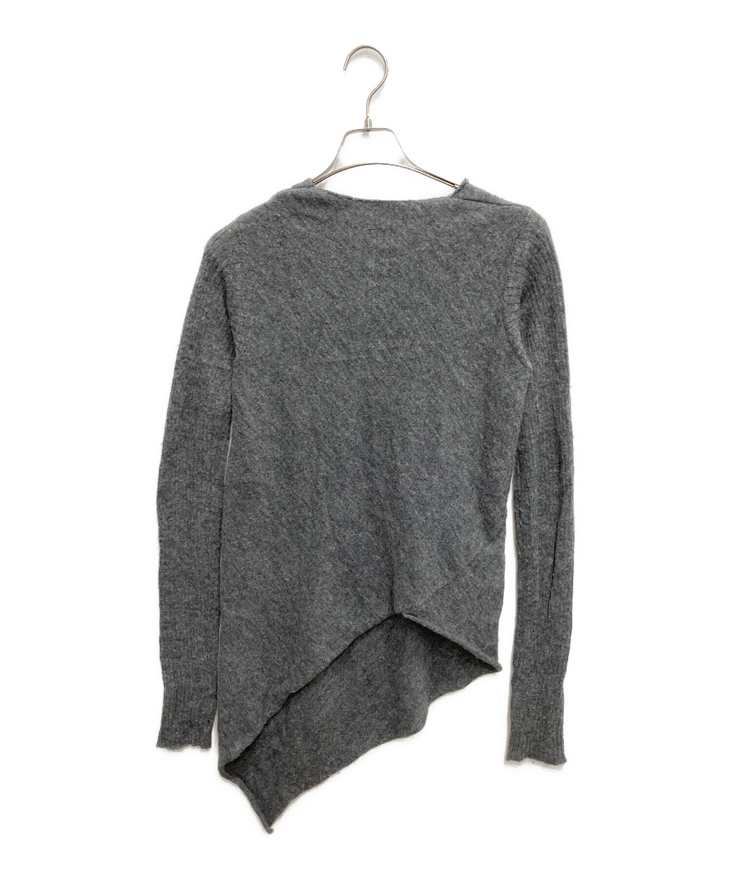 Rick Owens アシンメトリー ニット セーター 中古・古着通販】RICK OWENS (リックオウエンス) アシンメトリーニット