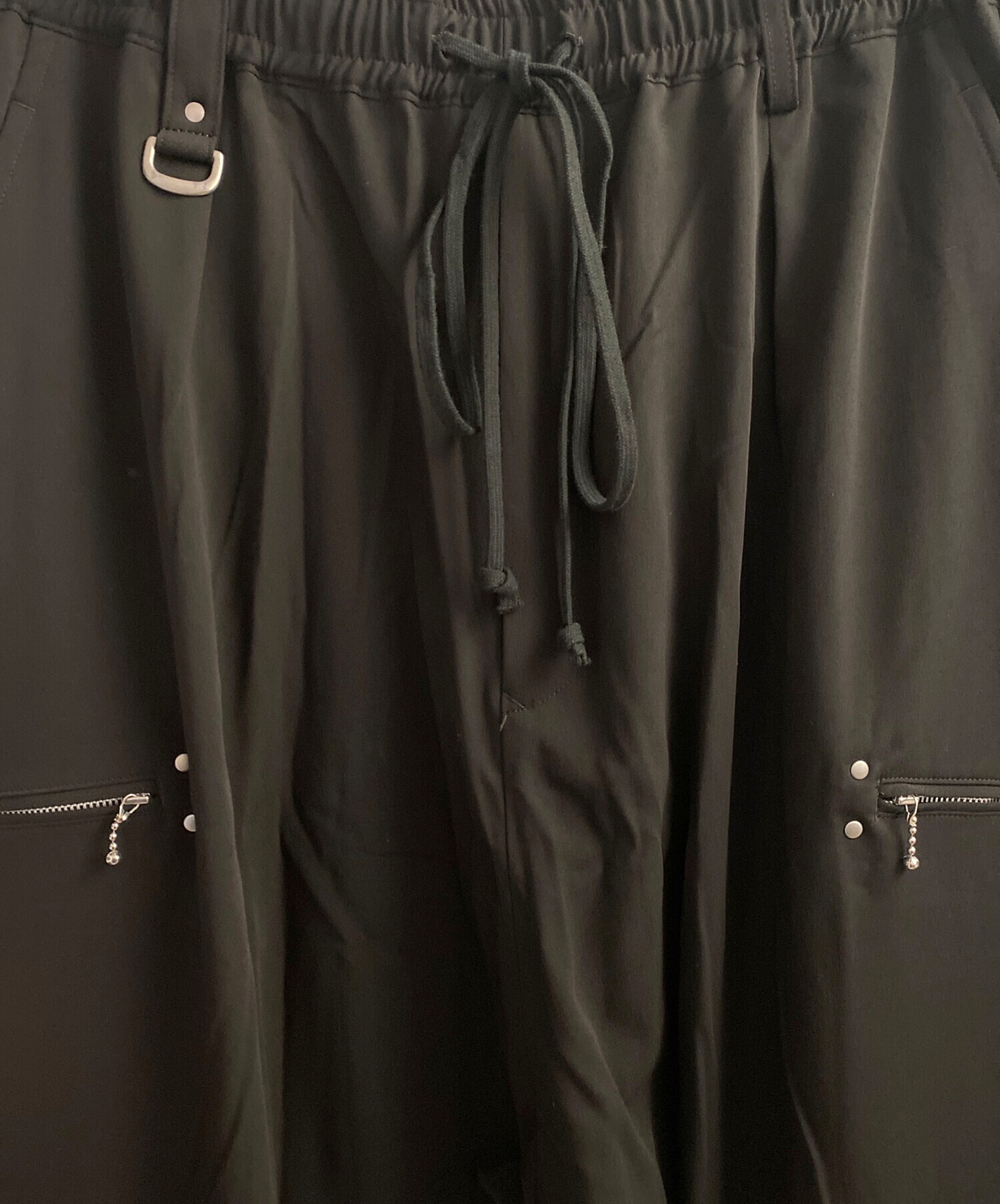 中古・古着通販】s'yte (サイト) サルエルパンツ ブラック サイズ:L