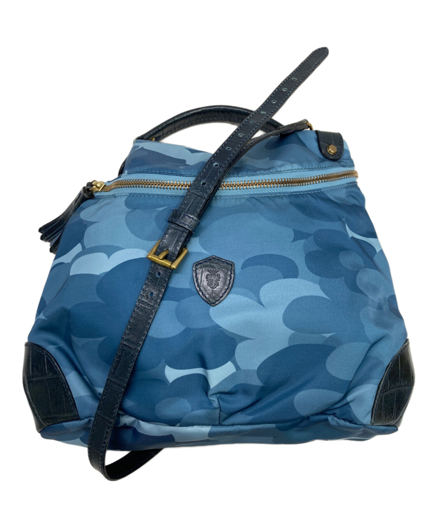 felisi フェリージ　2WAY バッグ　ネイビー 中古・古着通販】Felisi (フェリージ) 2WAYバッグ ブルー｜ブランド