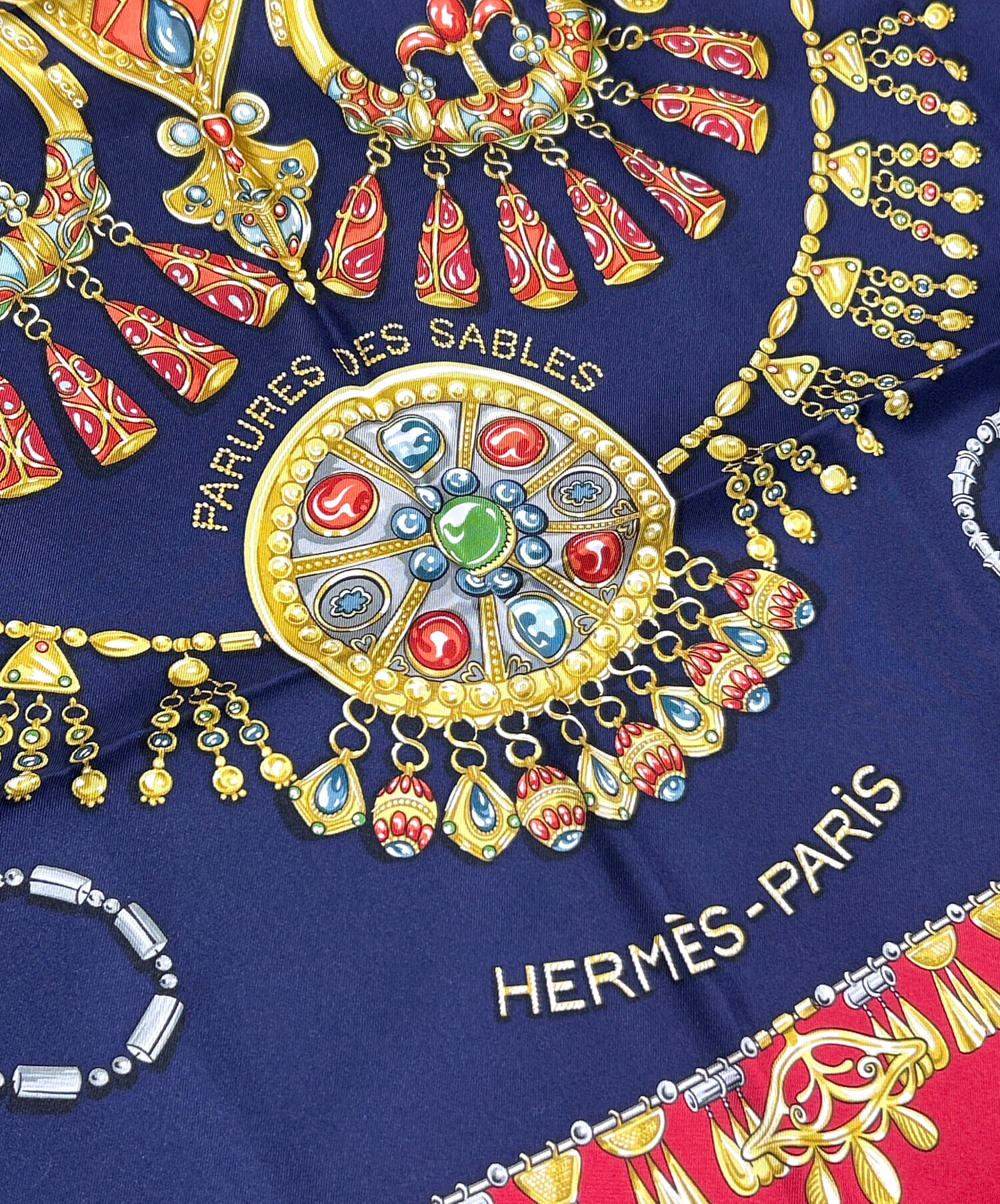 中古・古着通販】HERMES (エルメス) Carre 90/カレ 90/PARURES DES