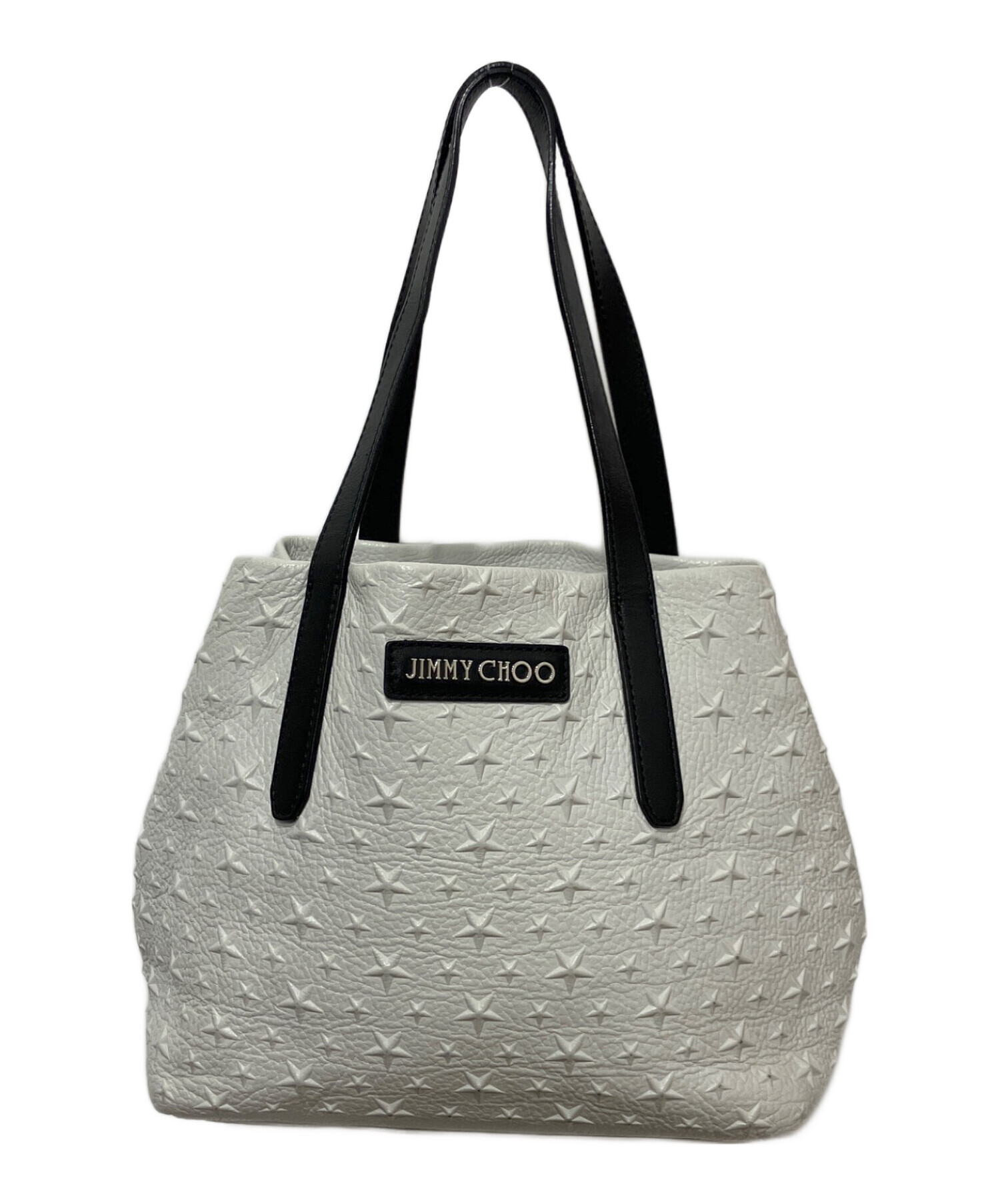 中古・古着通販】JIMMY CHOO (ジミーチュウ) トートバッグ ホワイト