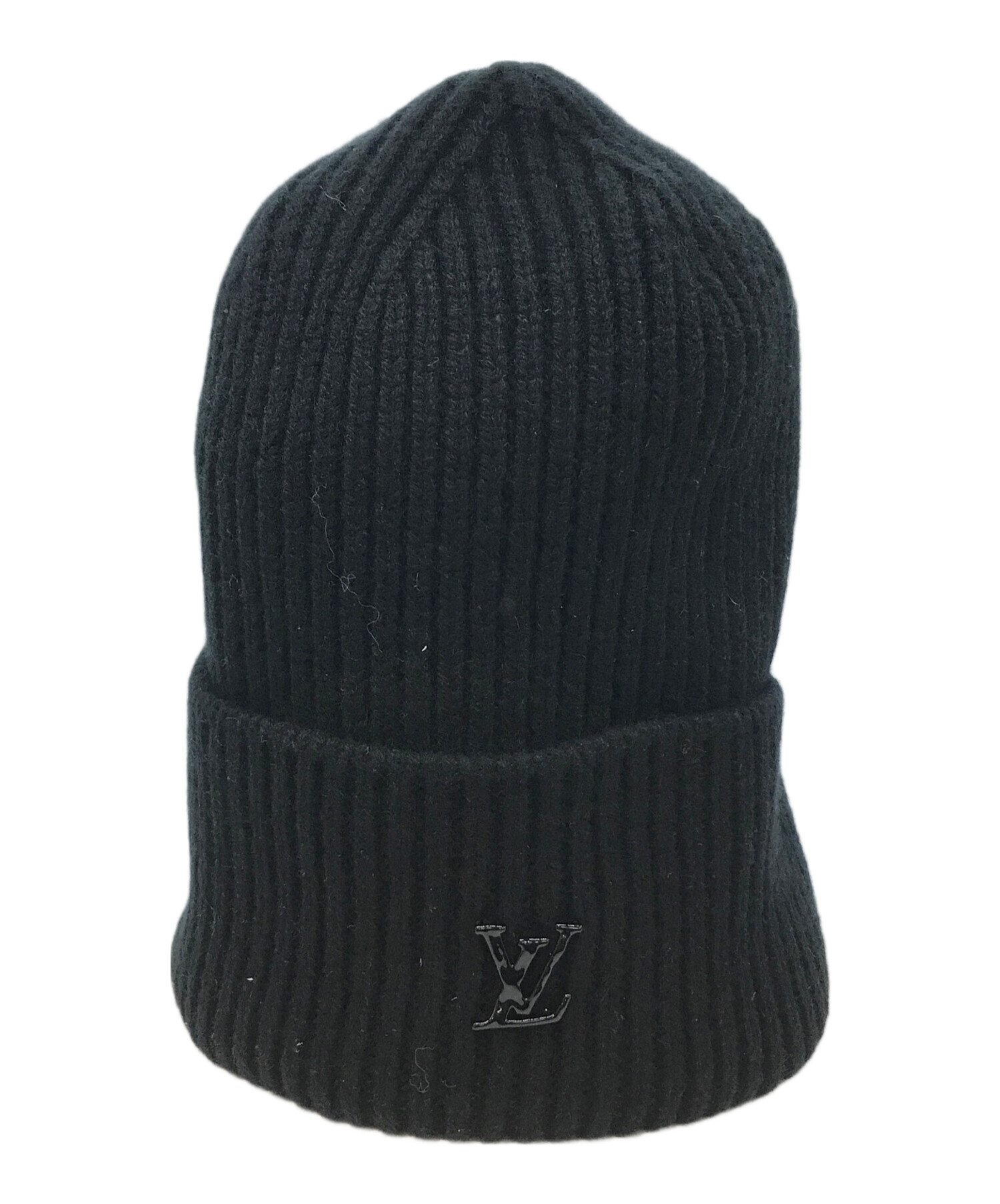 LOUIS VUITTON ブラックニット帽 中古・古着通販】LOUIS VUITTON (ルイ ヴィトン) ニット帽 MP3246